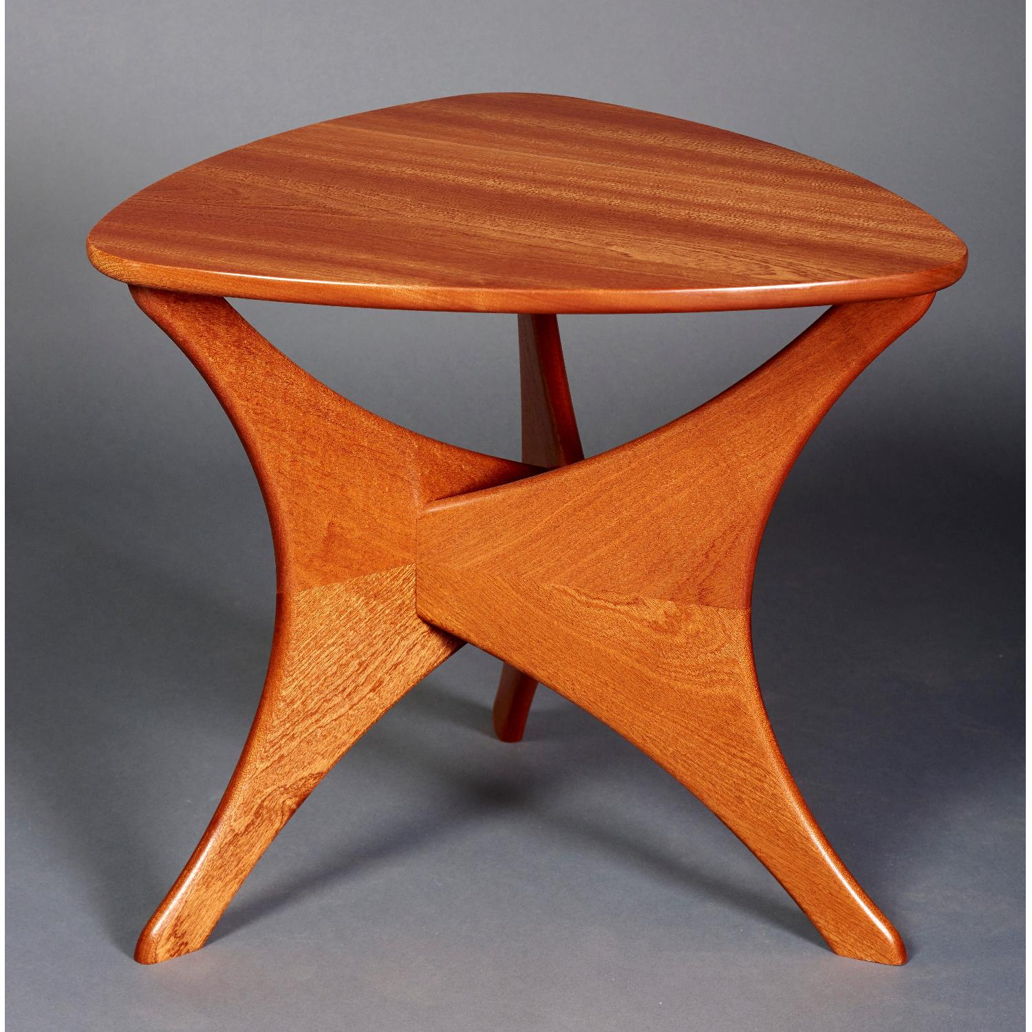 Mid Century Sappelle Three Legged End Table - image-1