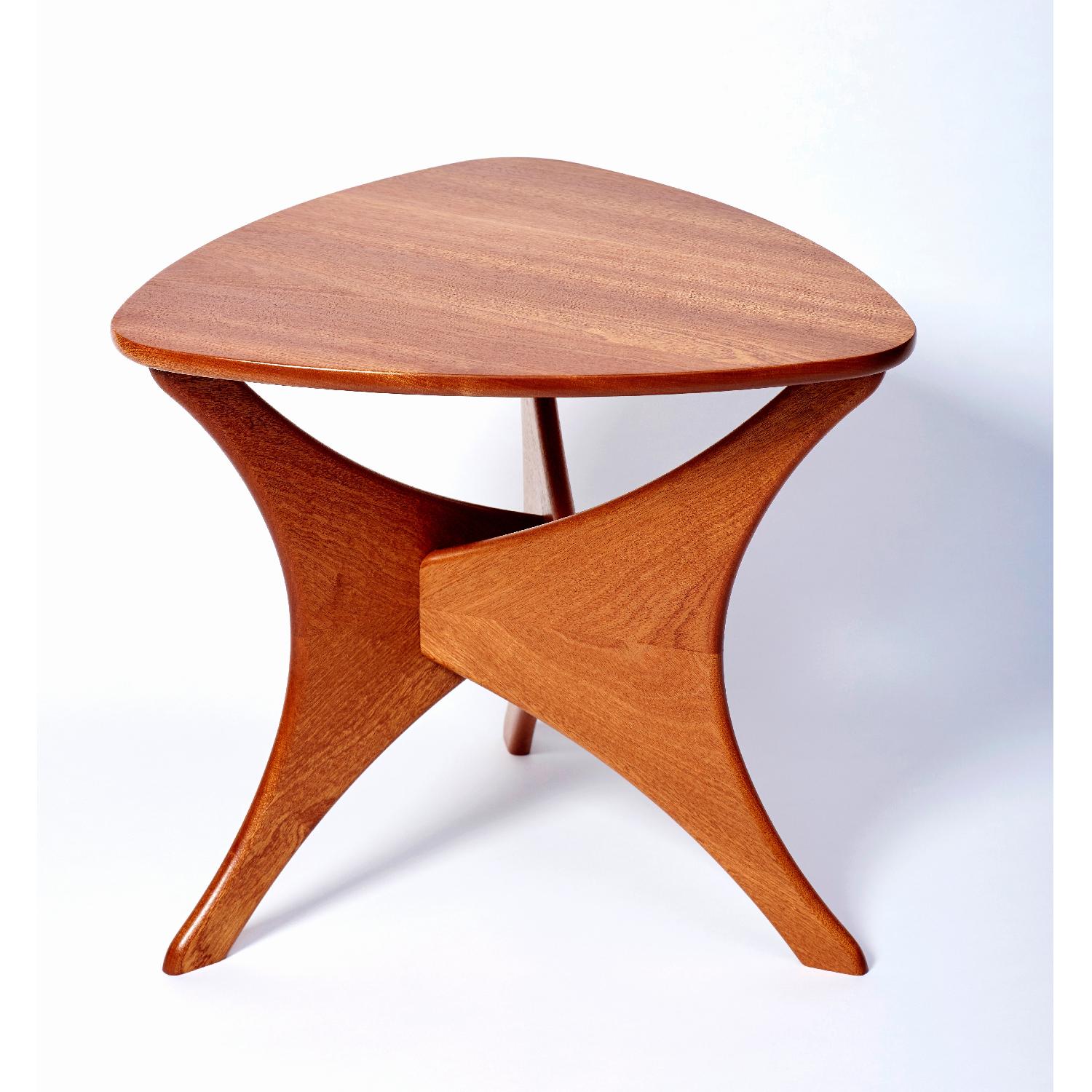 Mid Century Sappelle Three Legged End Table - image-5