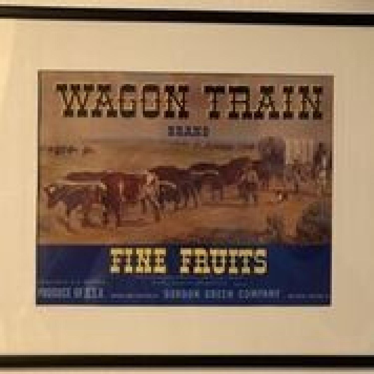 Wagon Train Brand Label - image-1