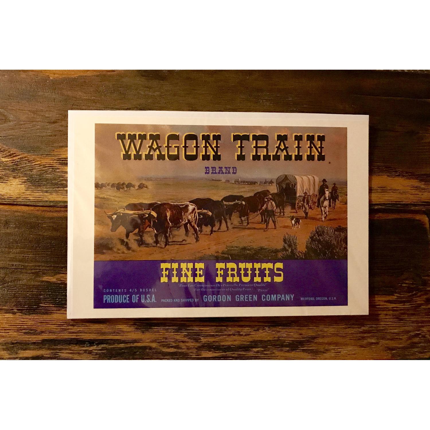 Wagon Train Brand Label - image-2