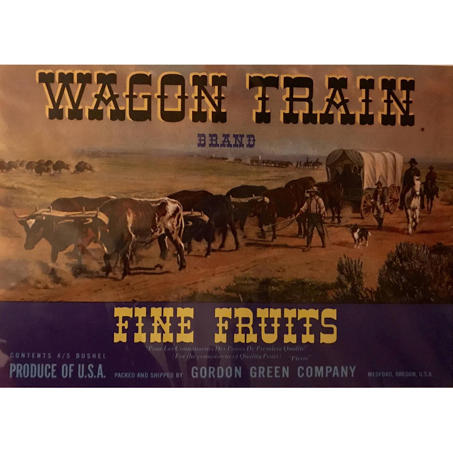 Wagon Train Brand Label - image-3