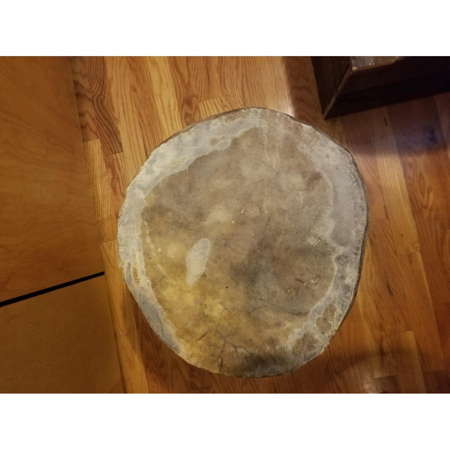 Vintage Native American Drum/Seat/Side Table - image-7