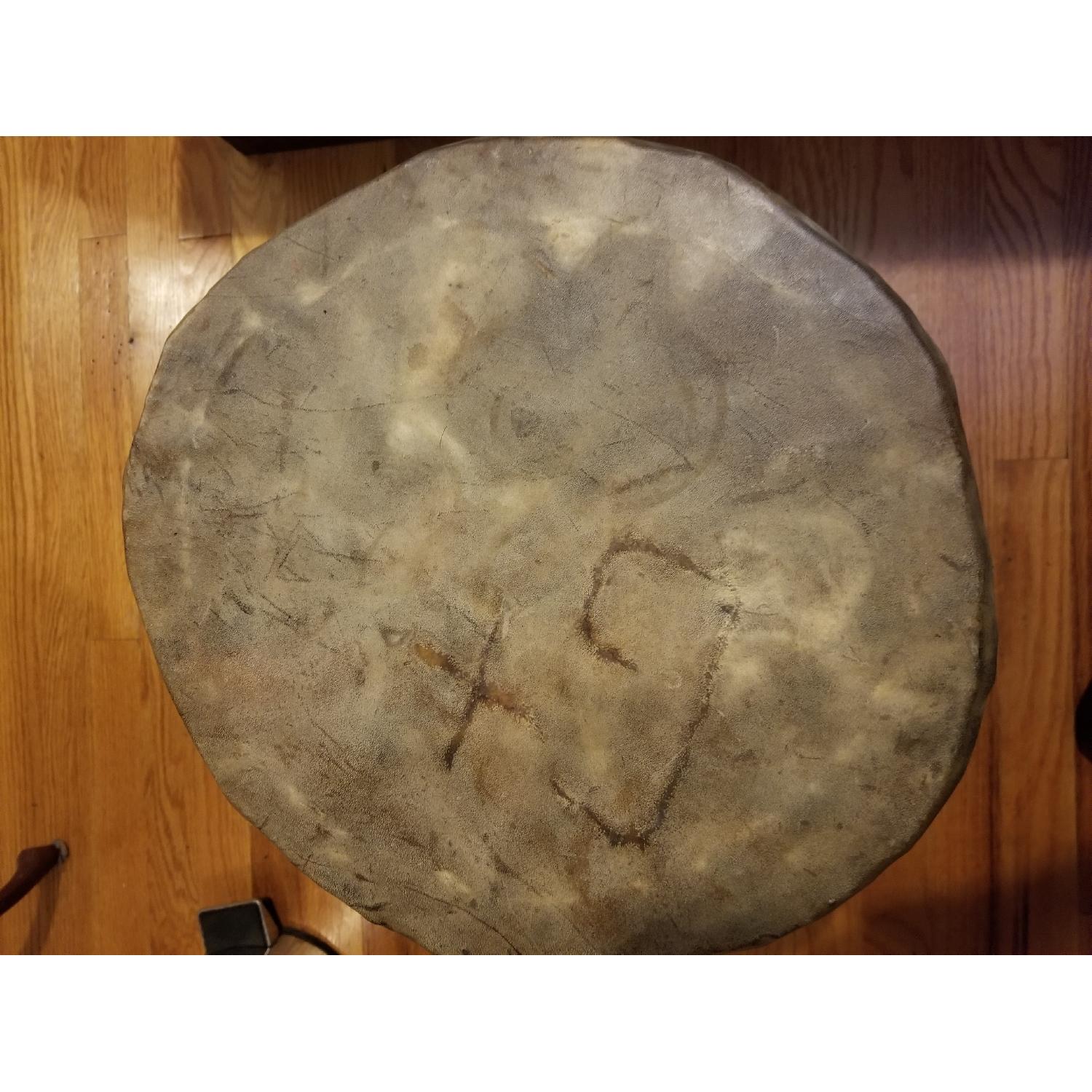 Vintage Native American Drum/Seat/Side Table - image-13