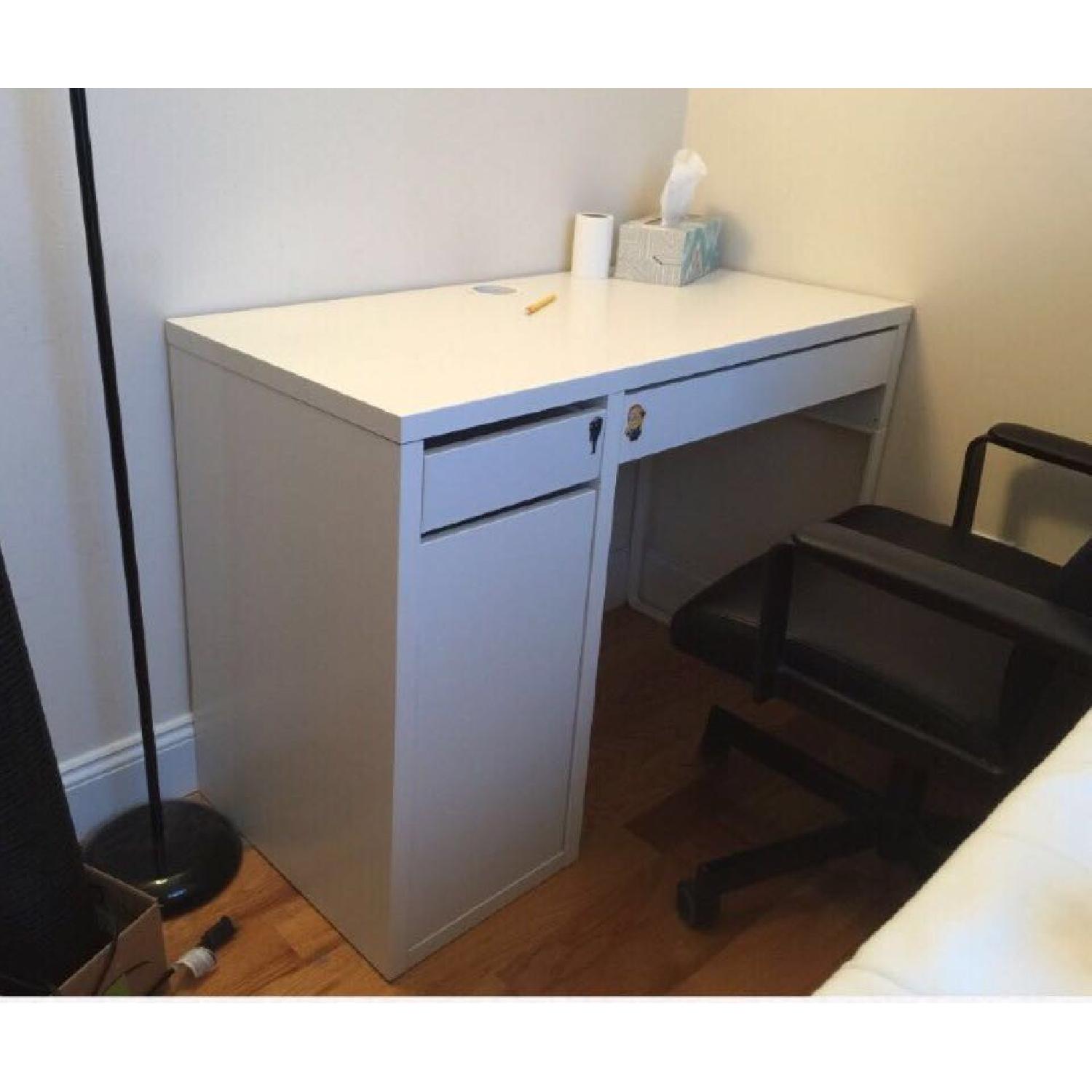 ikea Micke White Desk - image-1
