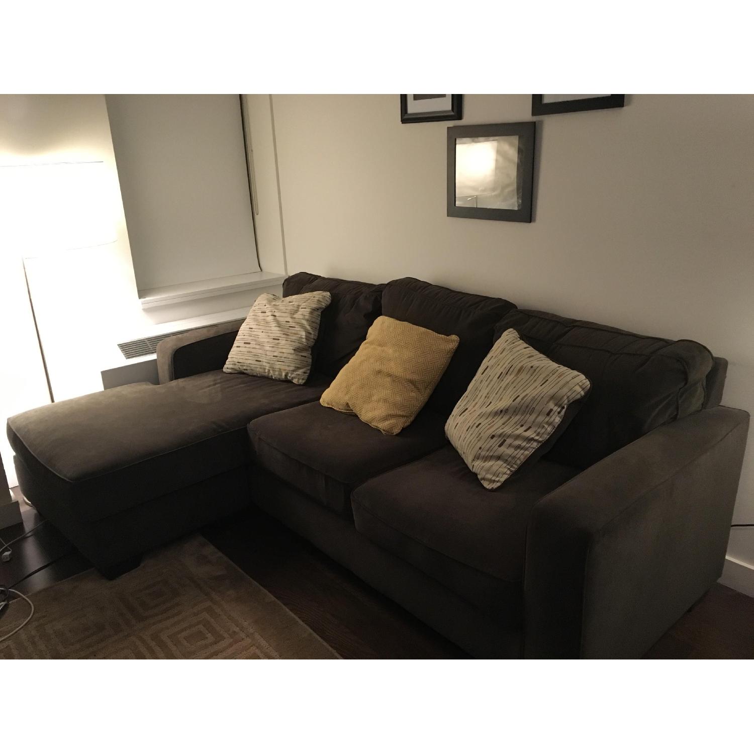 Ashley 2-Piece Sectional Sofa w/ Chaise in Charcoal - image-3