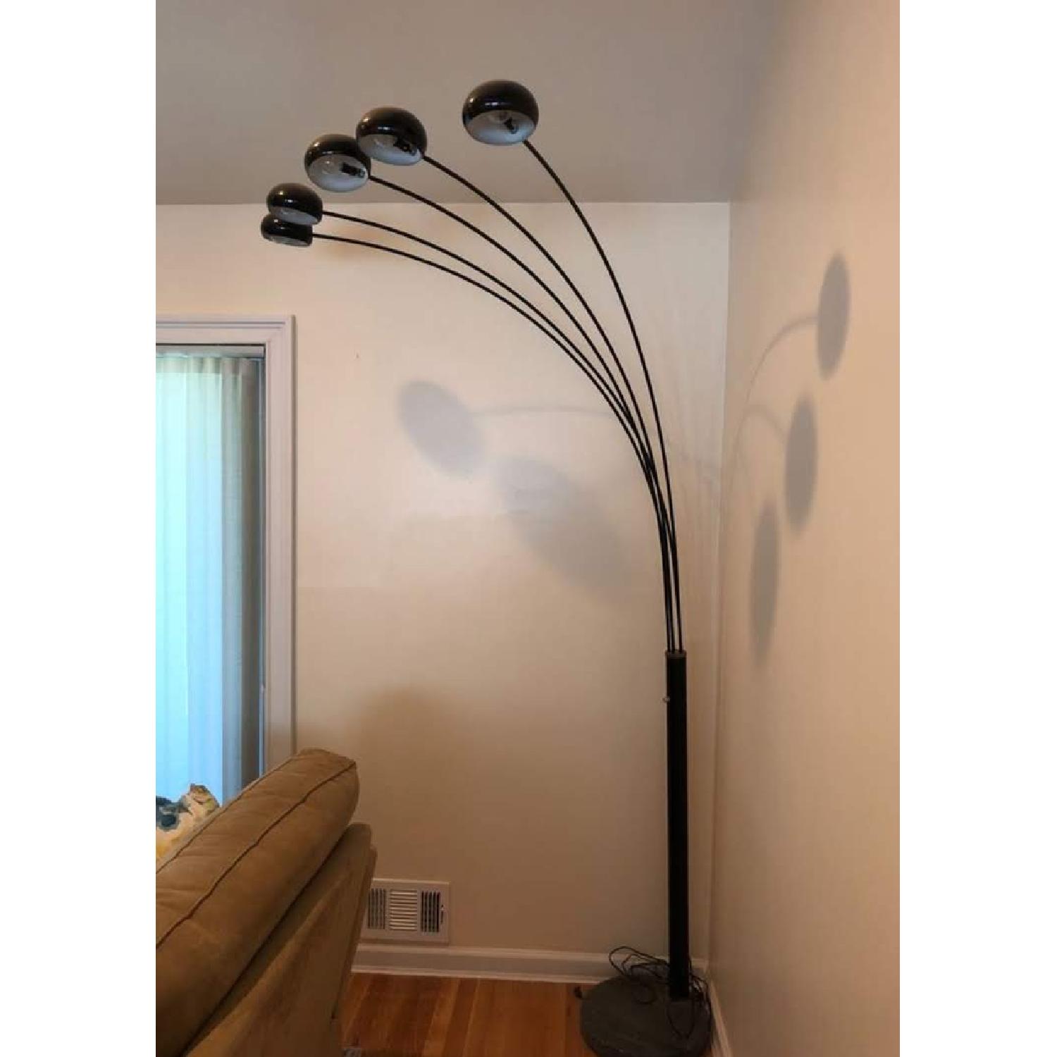 5Arc Floor Lamp w/ Marble Base AptDeco