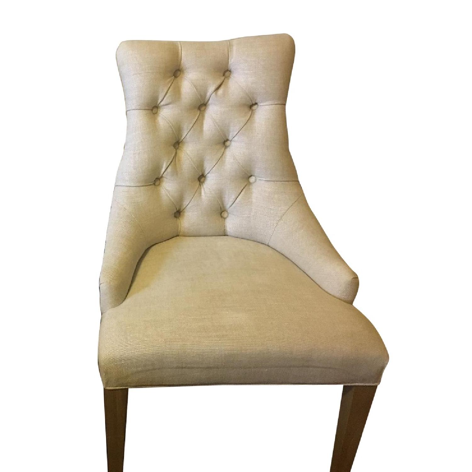 Restoration Hardware Martine Tufted Dining Chairs AptDeco