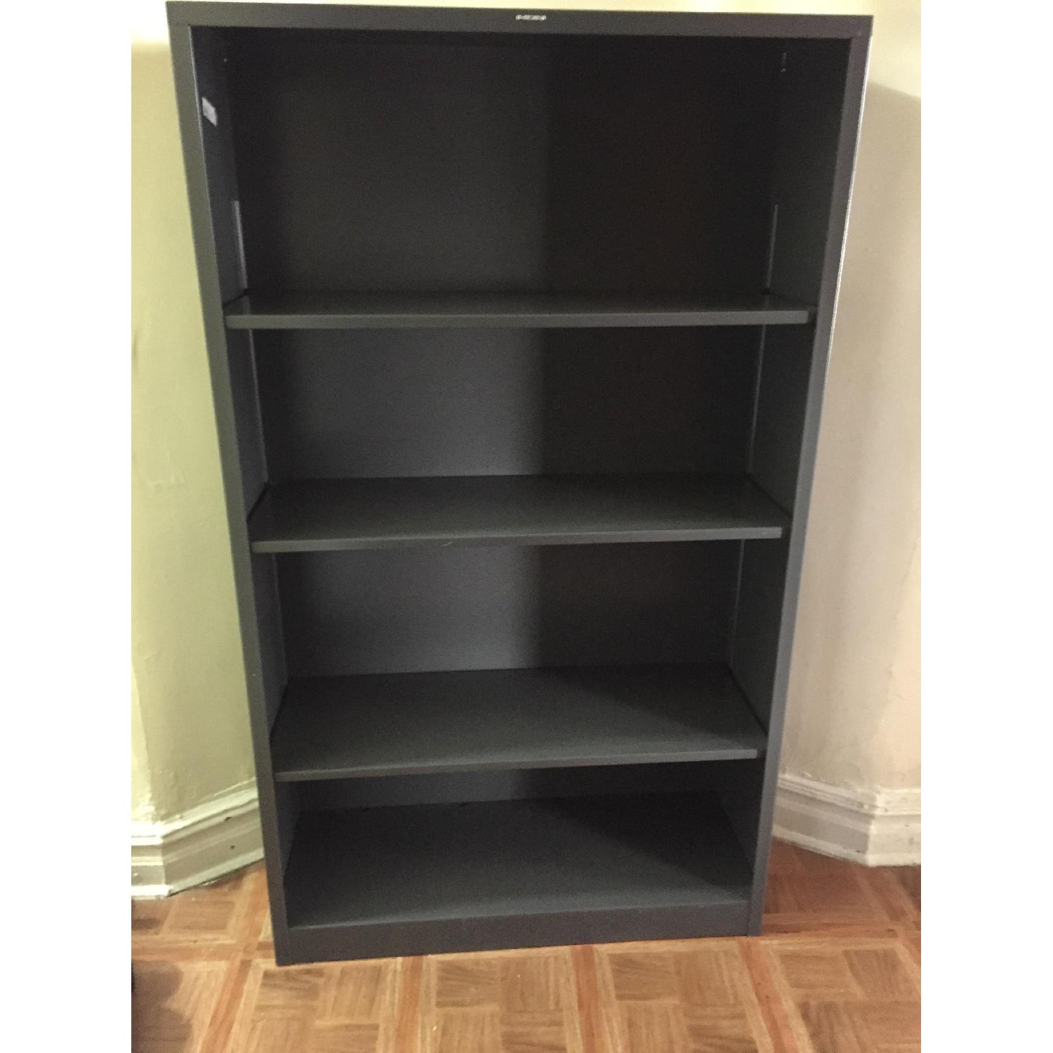 HON 4-Shelf Metal Bookcase - image-2