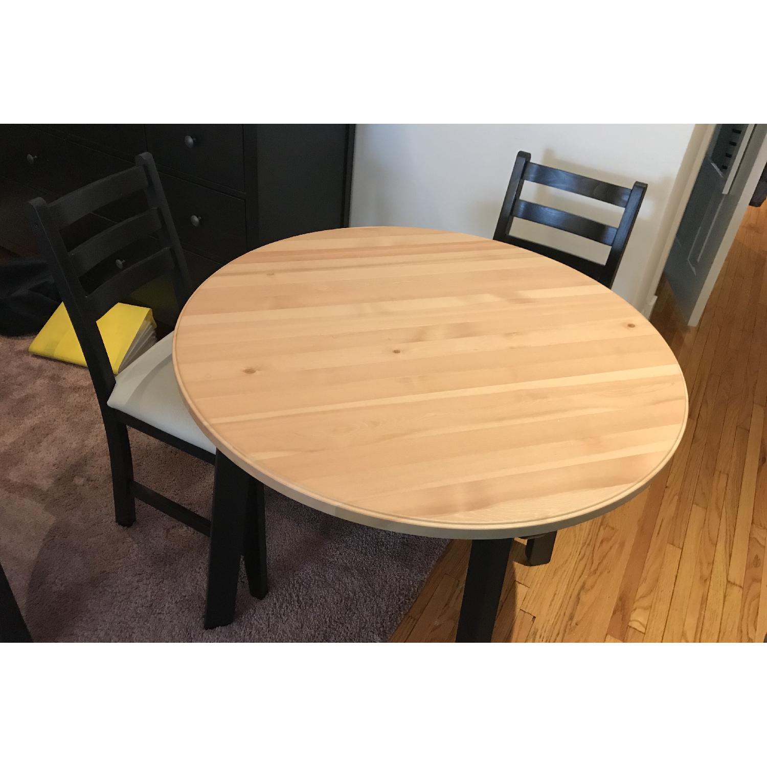 Ikea Gamlared Table w/ 2 Lerhamn Chairs - image-2