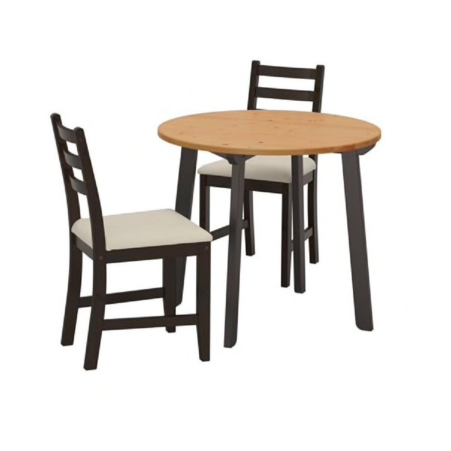 Ikea Gamlared Table w/ 2 Lerhamn Chairs - AptDeco