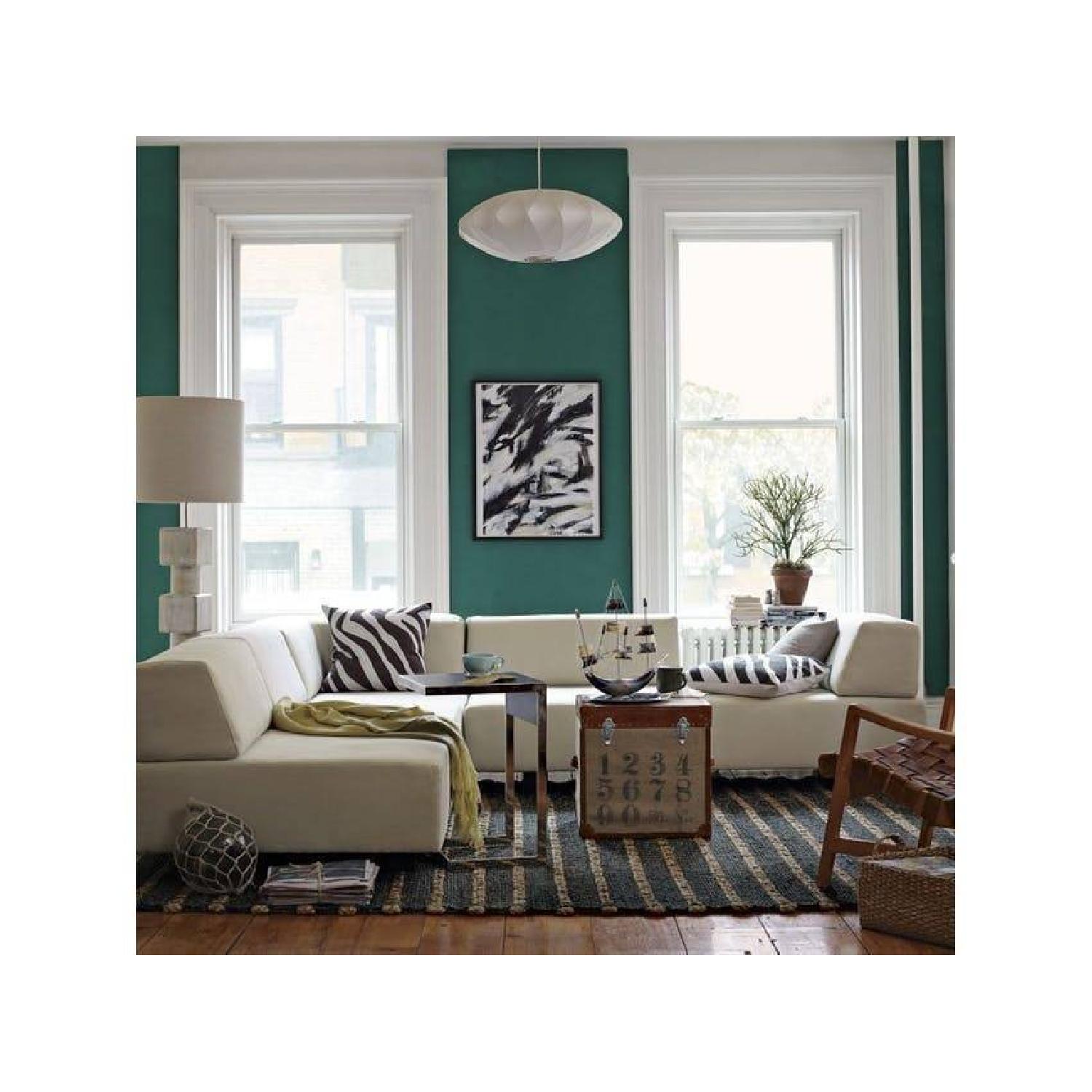 West Elm Rope Chain Chunky Jute Rug - image-1