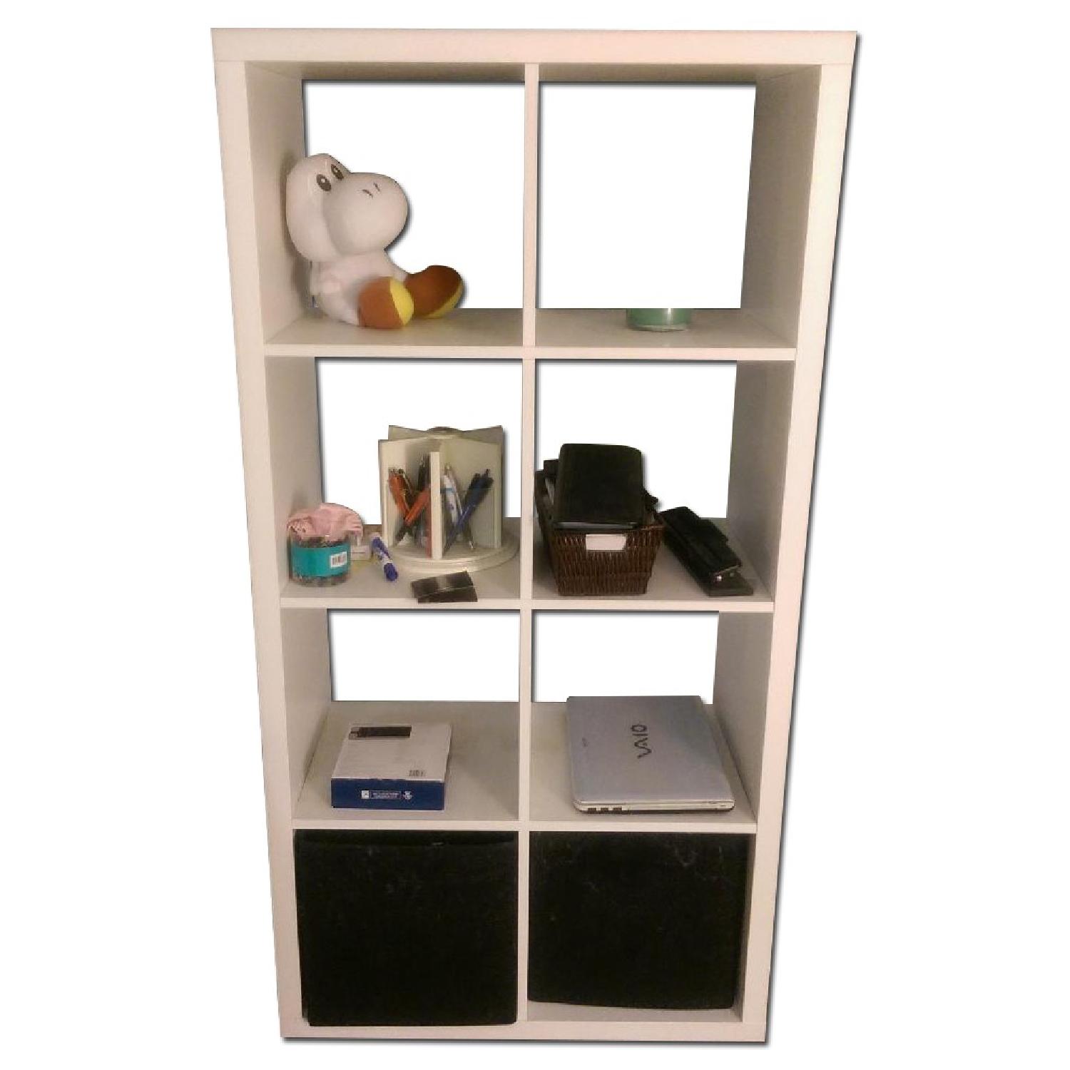 Ikea Kallax Shelving Unit in White - AptDeco