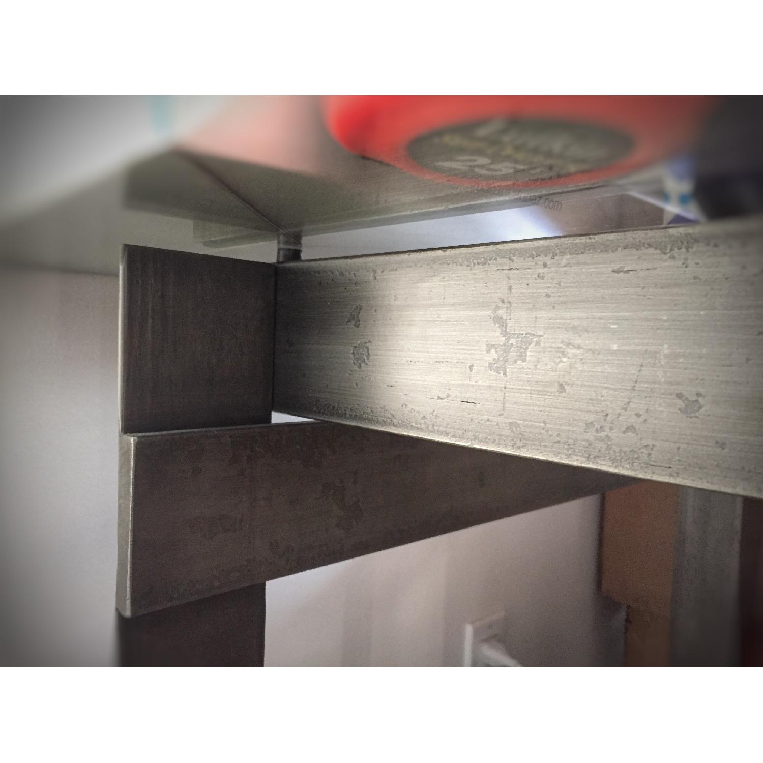 CB2 Glass Rectangular Dining Table - image-5