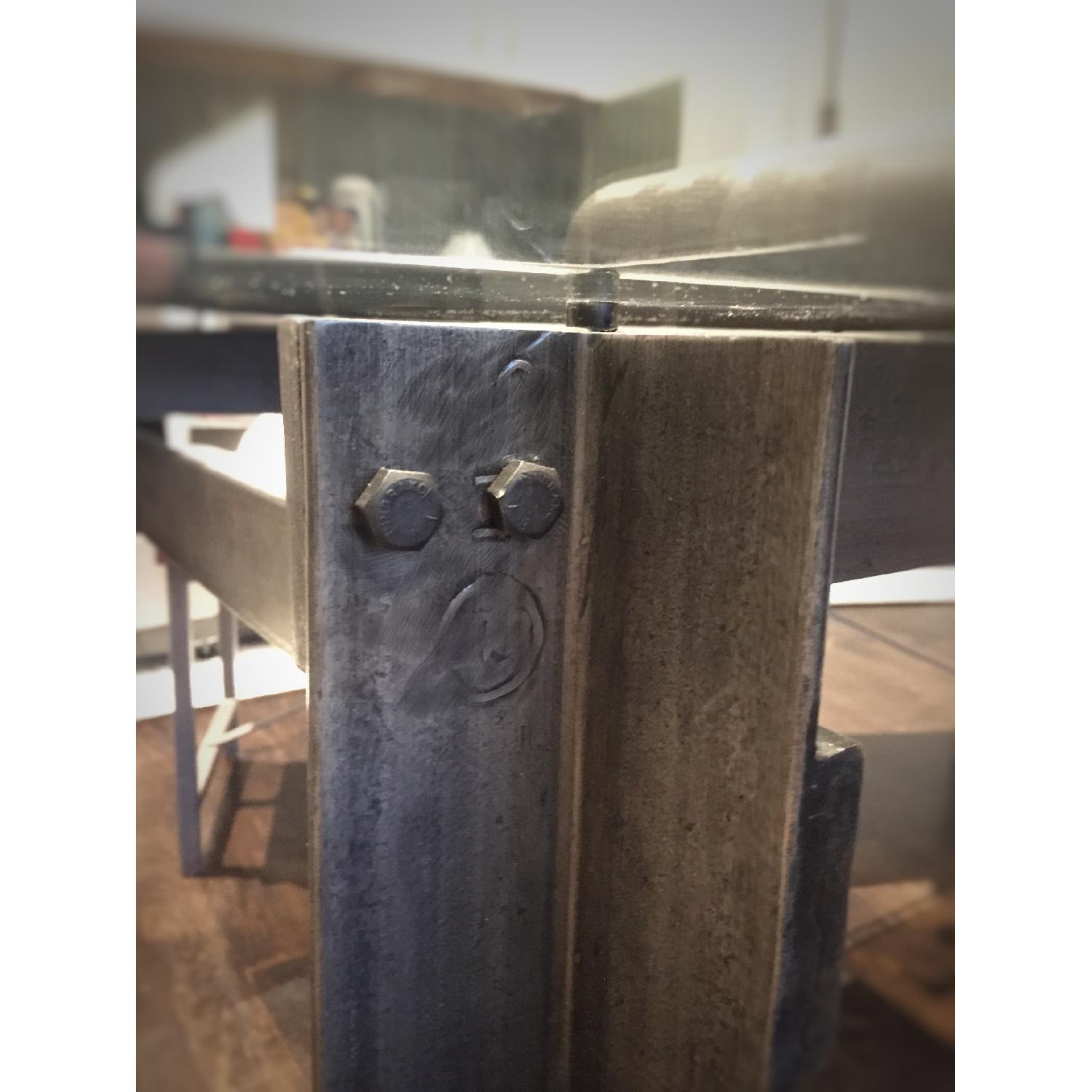 CB2 Glass Rectangular Dining Table - image-6