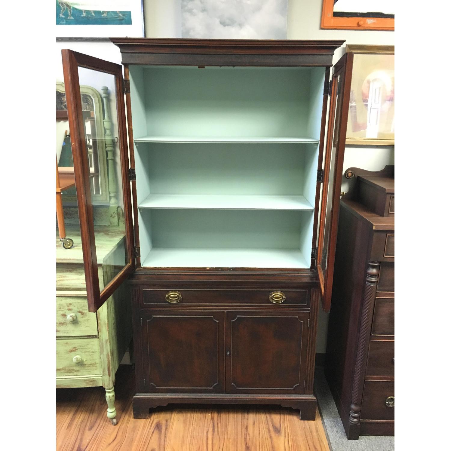 Small Antique China Cabinet - image-5