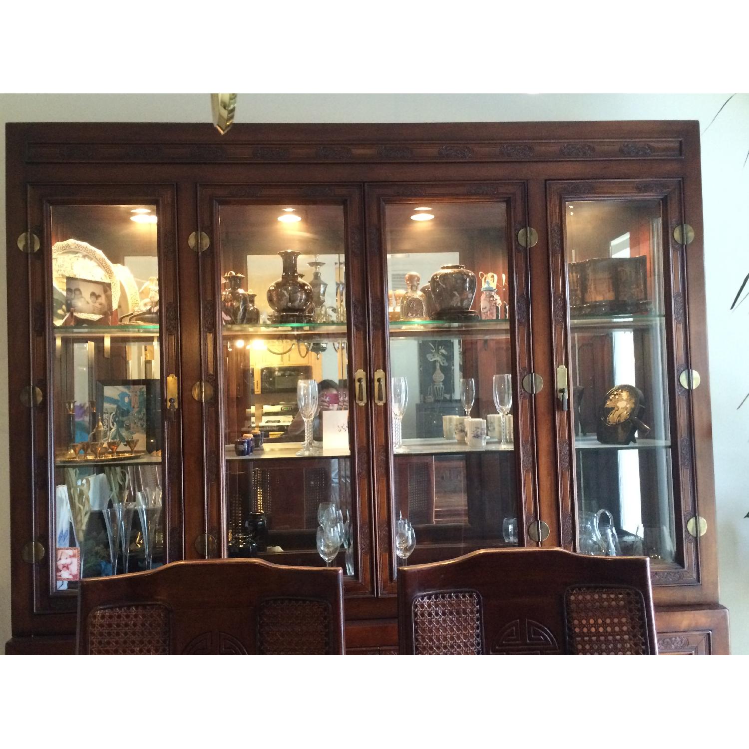 9 Piece Bernhardt Asian Dining Room Set - image-2