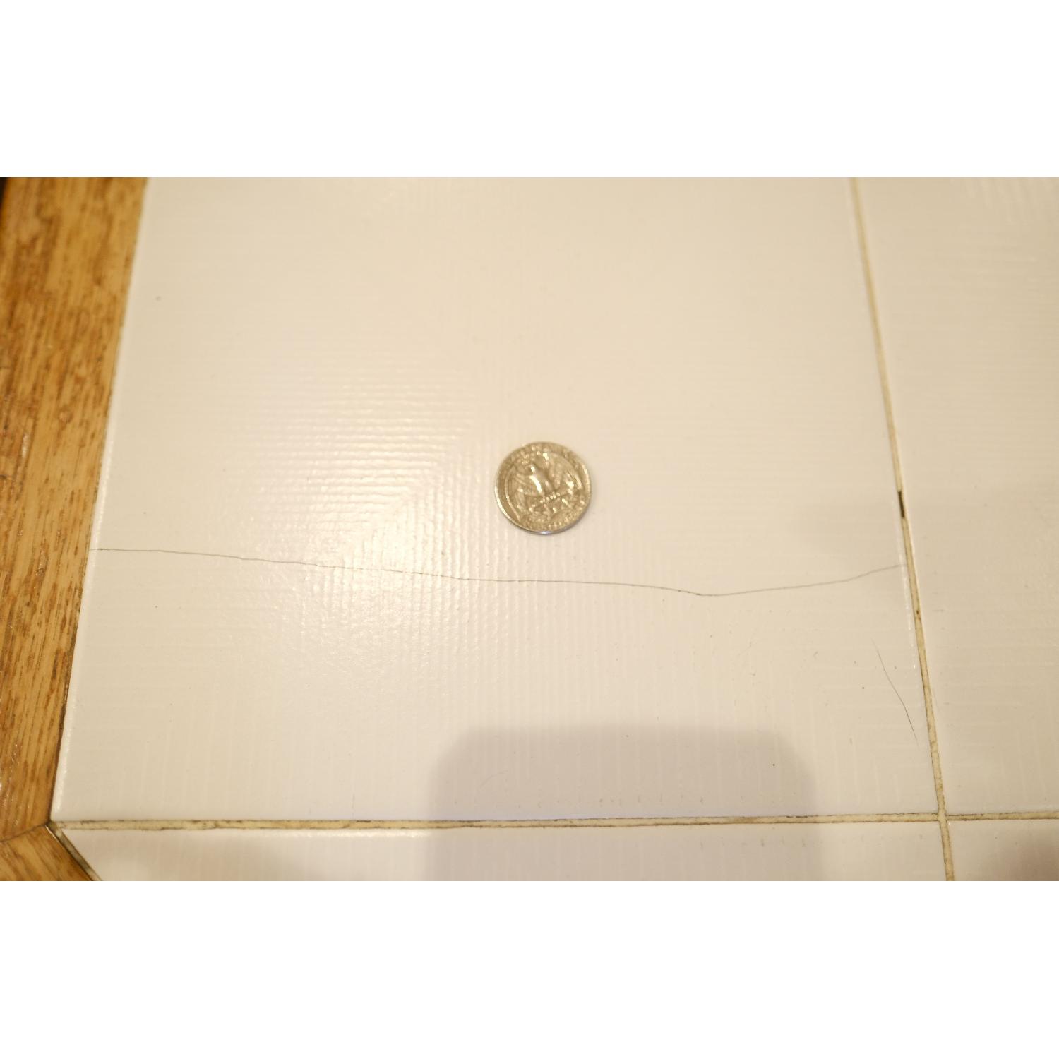 Dinaire Expanding Oak & Ceramic Dining Table w/ 6 Chairs - image-4