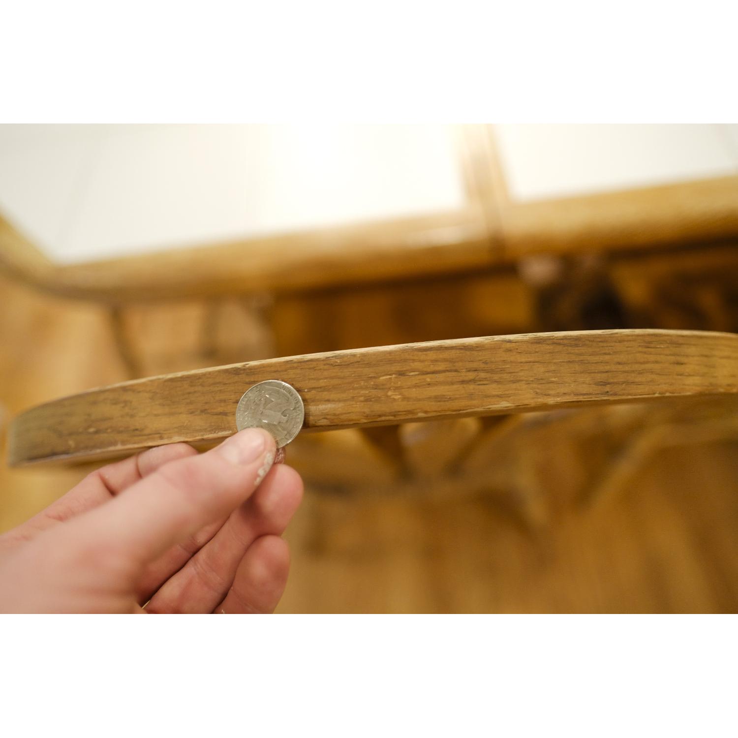 Dinaire Expanding Oak & Ceramic Dining Table w/ 6 Chairs - image-15