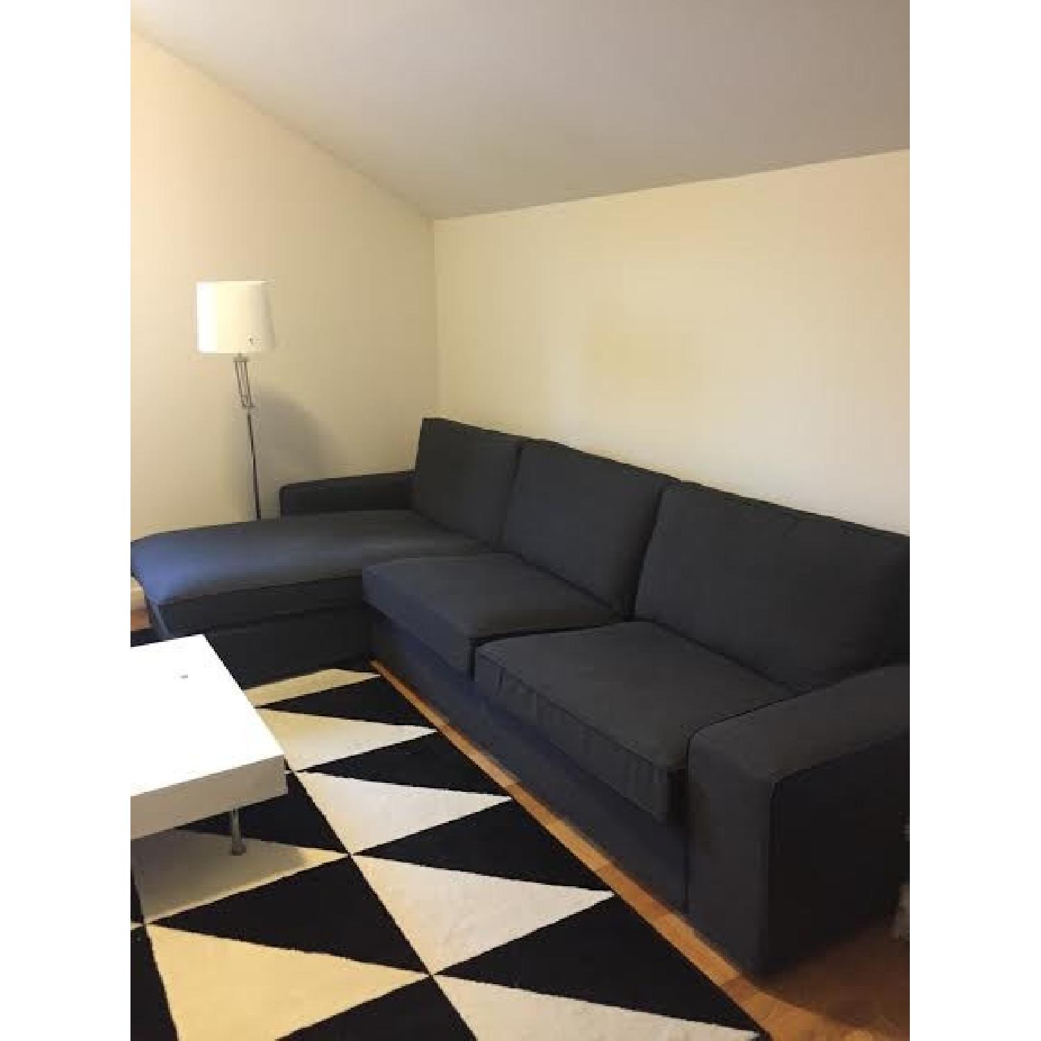 Ikea Kivik Sectional Sofa in Grey - image-1