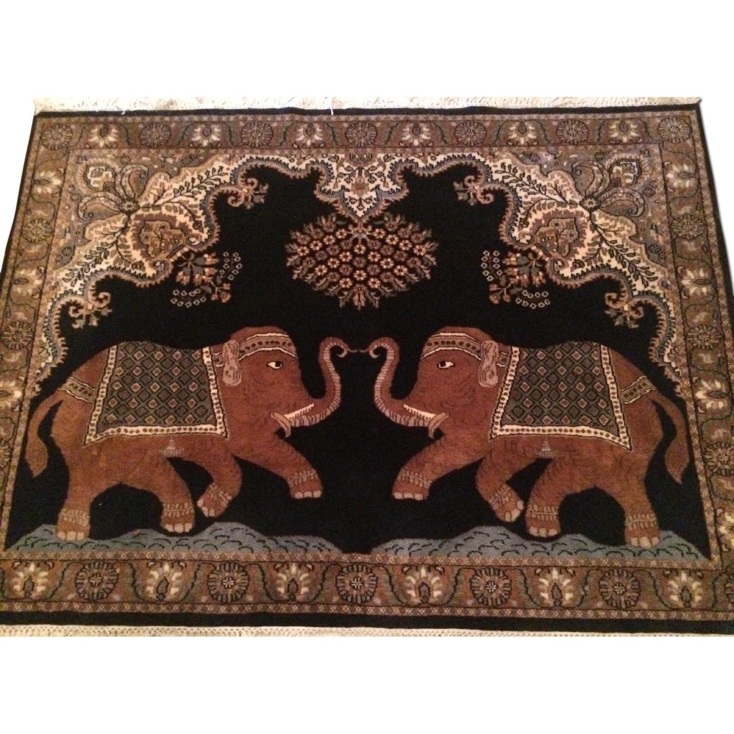 Handmade Indian Rug - AptDeco