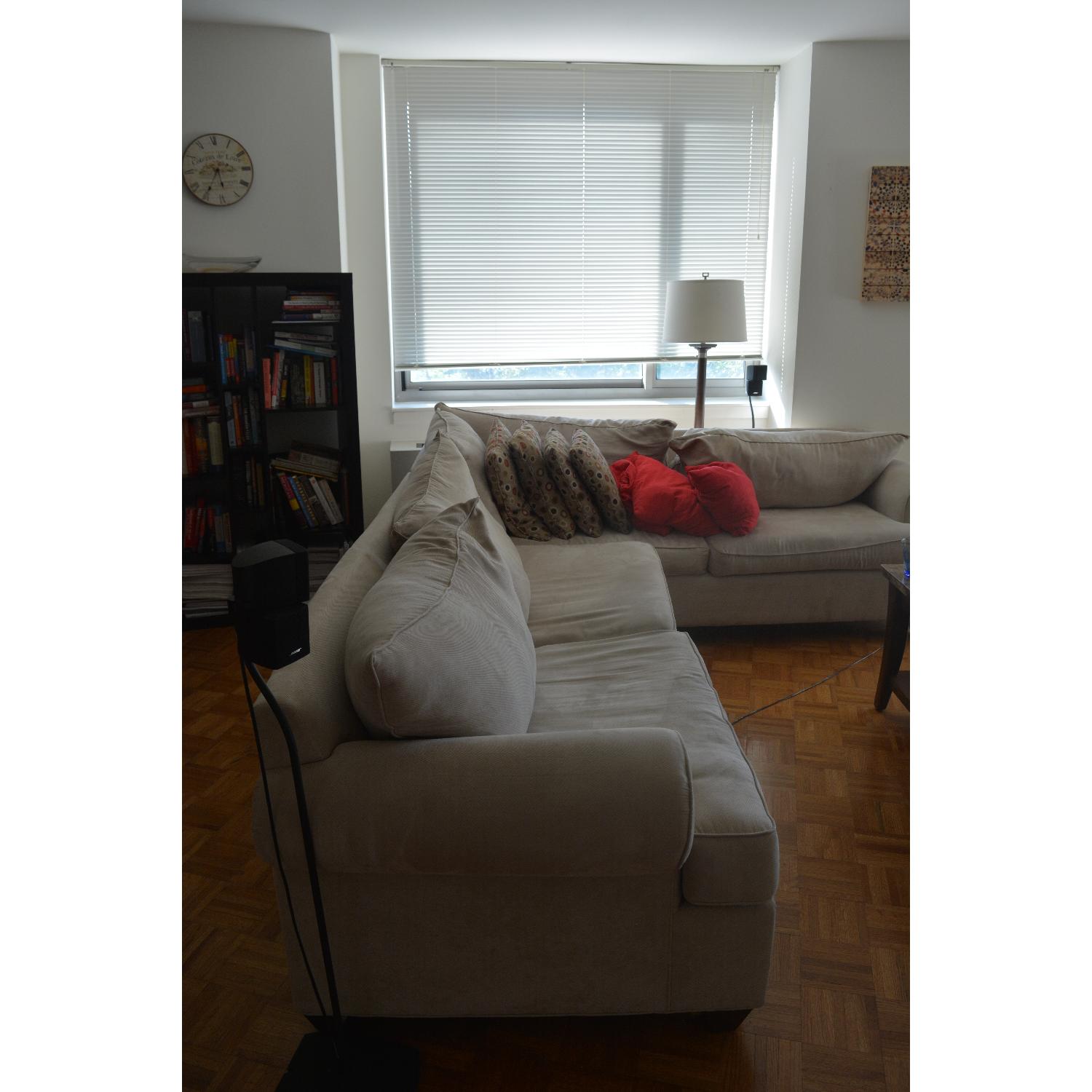 Raymour & Flanigan Sectional Sleeper Sofa - image-4