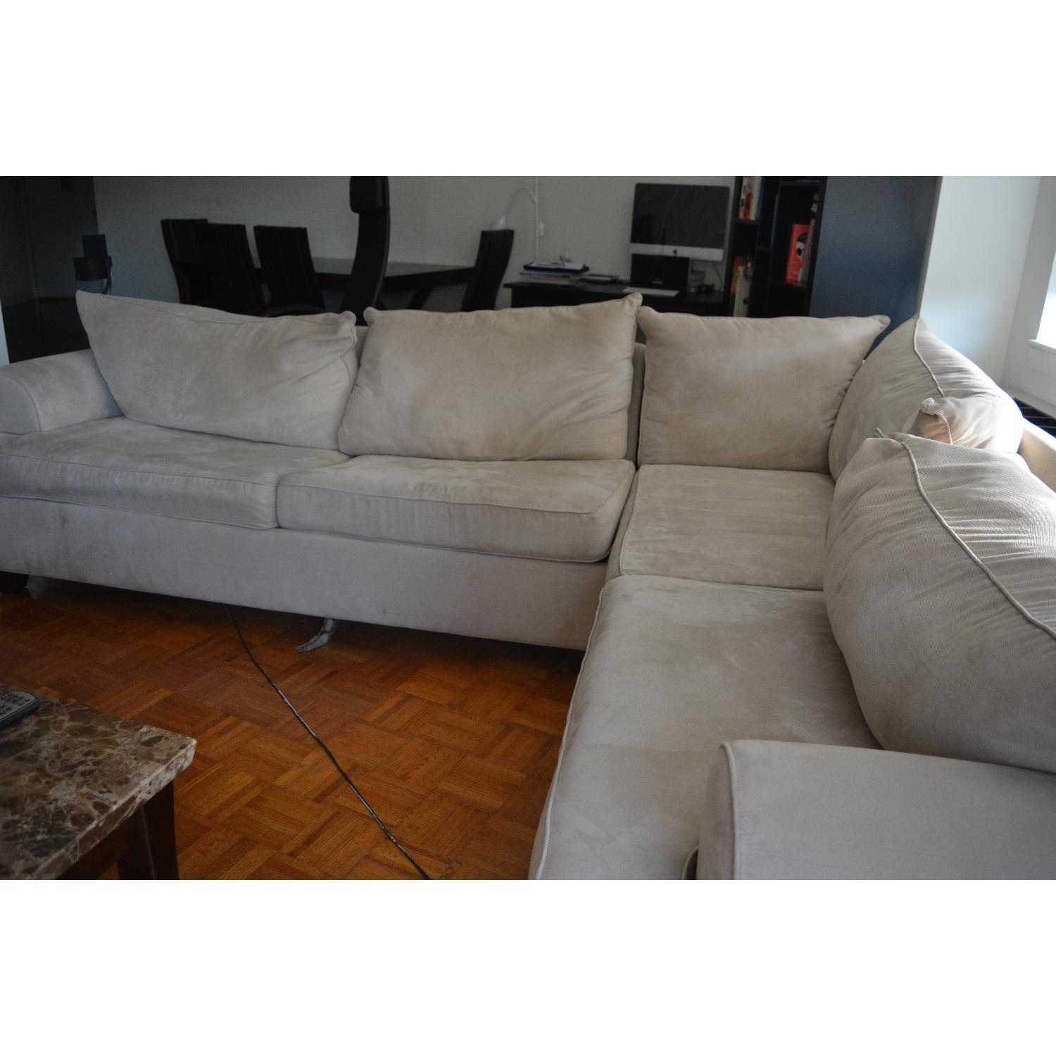 Raymour & Flanigan Sectional Sleeper Sofa - image-7