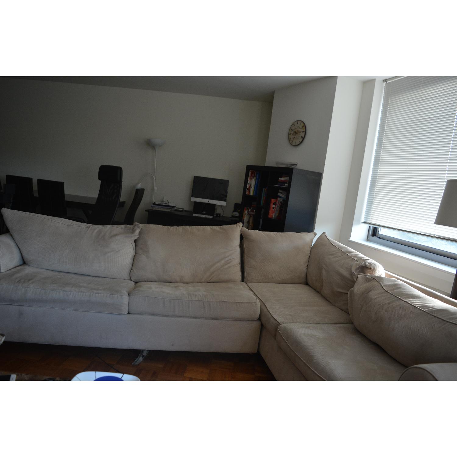 Raymour & Flanigan Sectional Sleeper Sofa - image-9