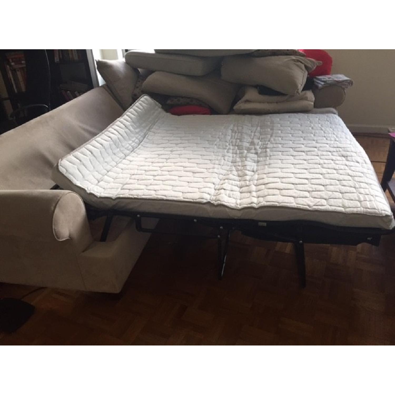 Raymour & Flanigan Sectional Sleeper Sofa - image-12