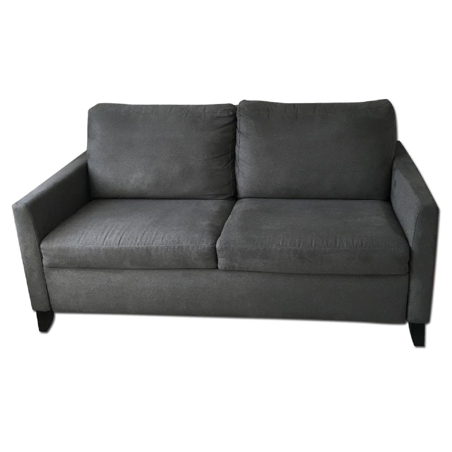 Raymour & Flanigan Hannah II Microfiber Queen Sleeper Sofa - image-0