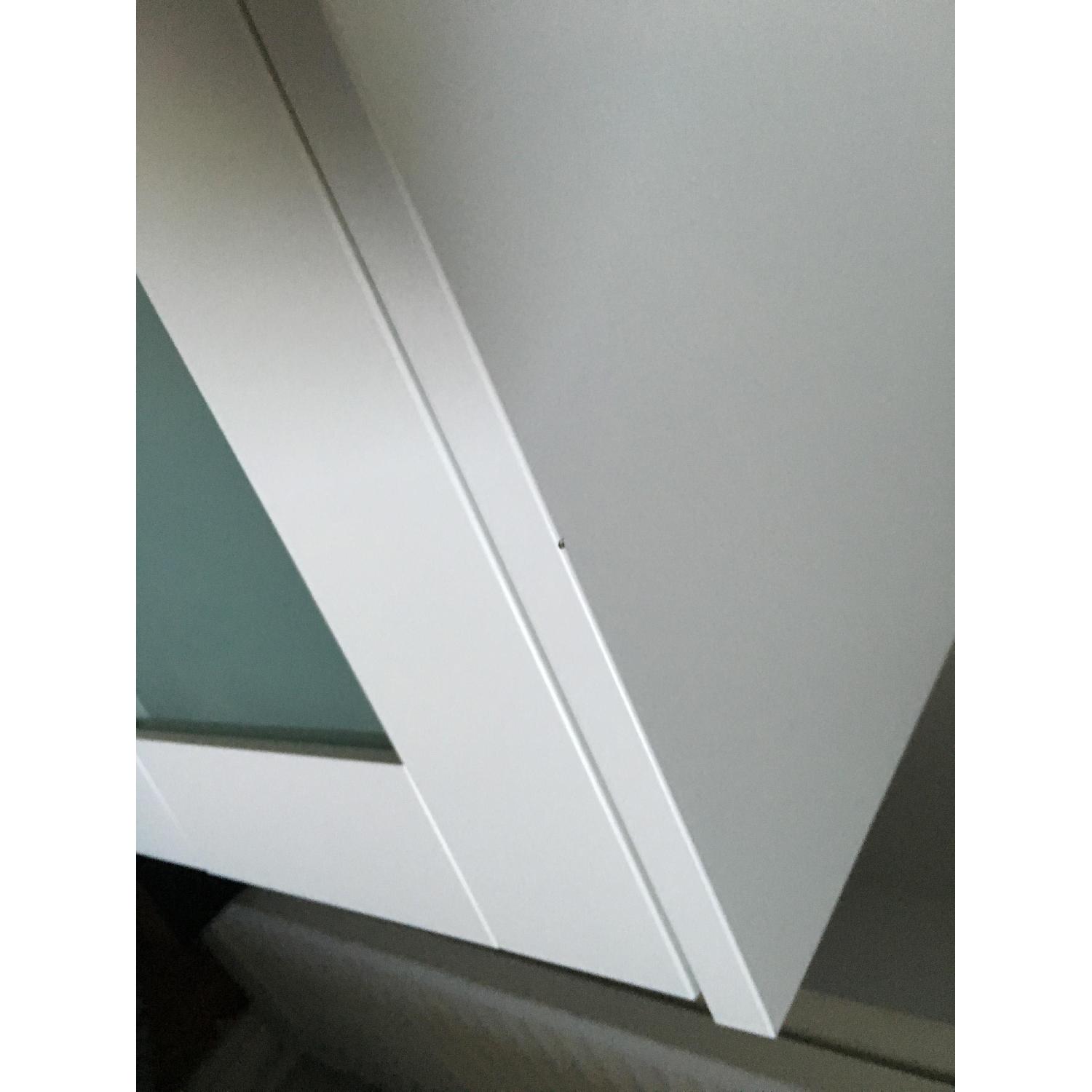 Ikea Melamine White 3 Drawer Dresser AptDeco