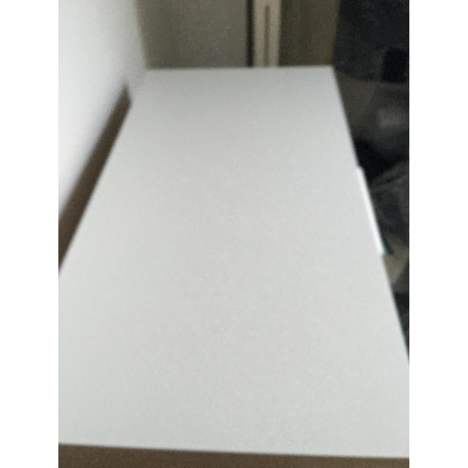 Ikea Melamine White 3 Drawer Dresser AptDeco