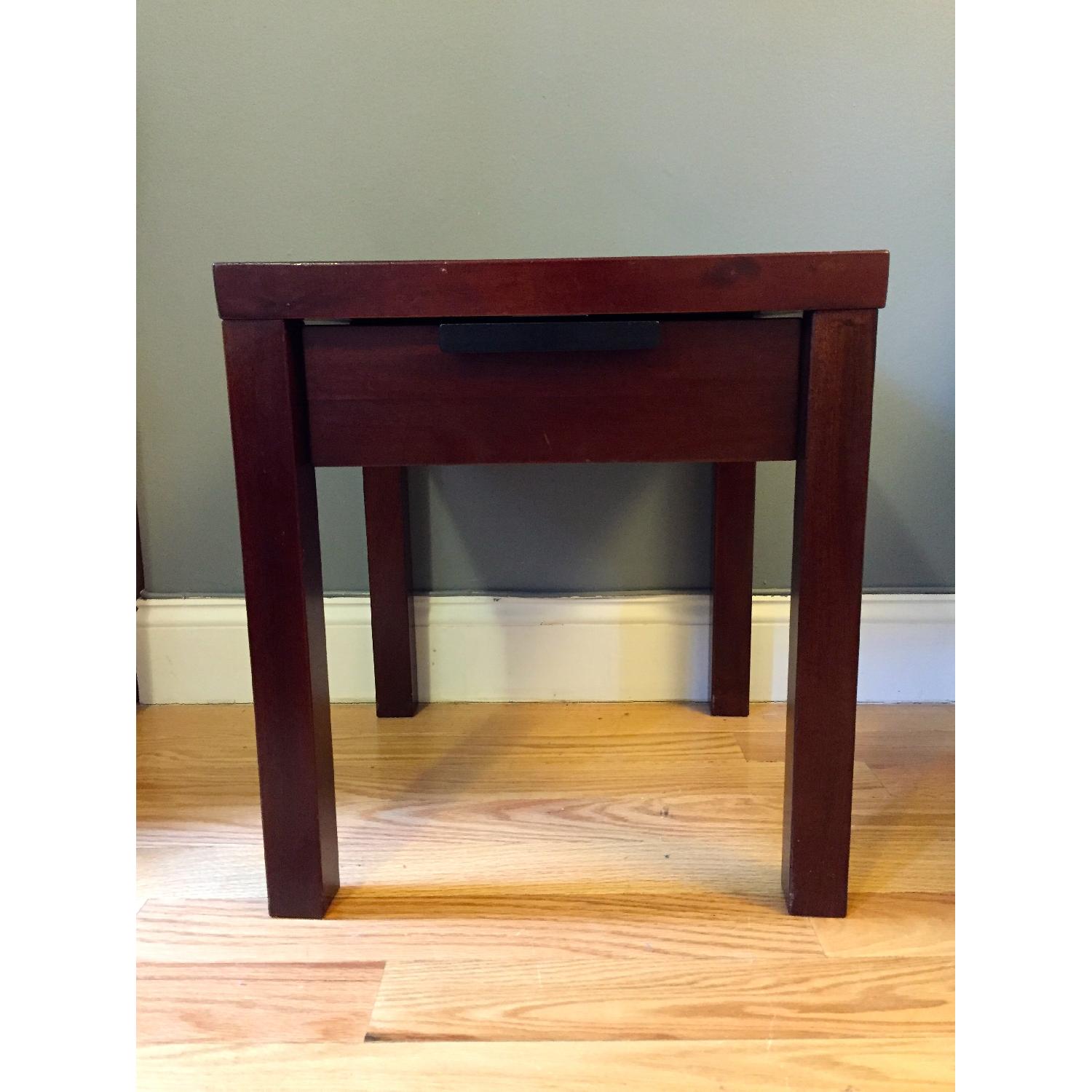 Modern Mahogany Side Table - image-3