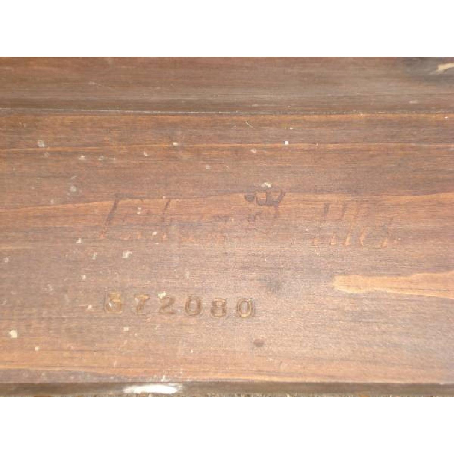 Ethan Allen Antiqued Pine Old Tavern Game/Checkerboard/Chess Table - image-3