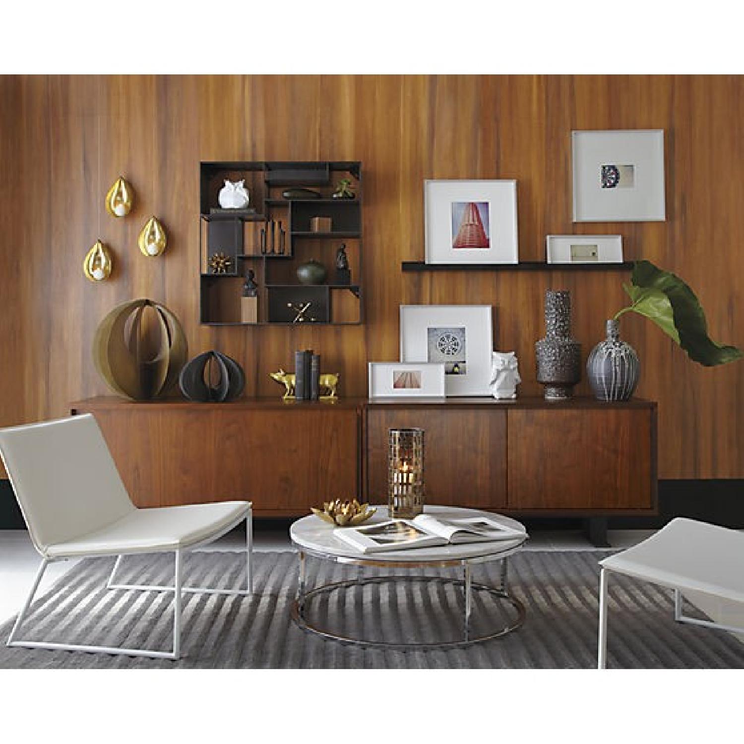 CB2 Industrial Wall Mounted Bookcase AptDeco