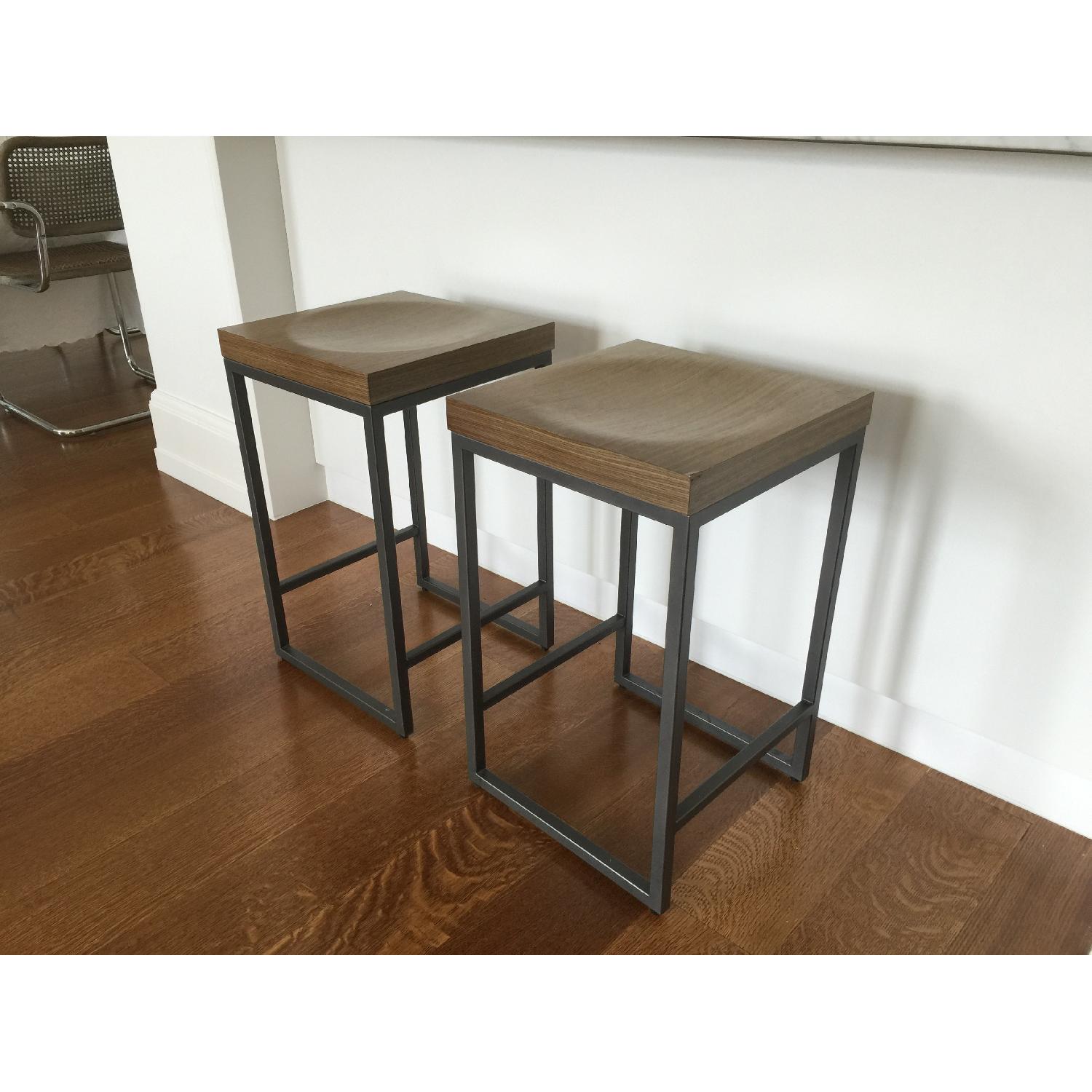 Crate & Barrel Counter Stools - image-2