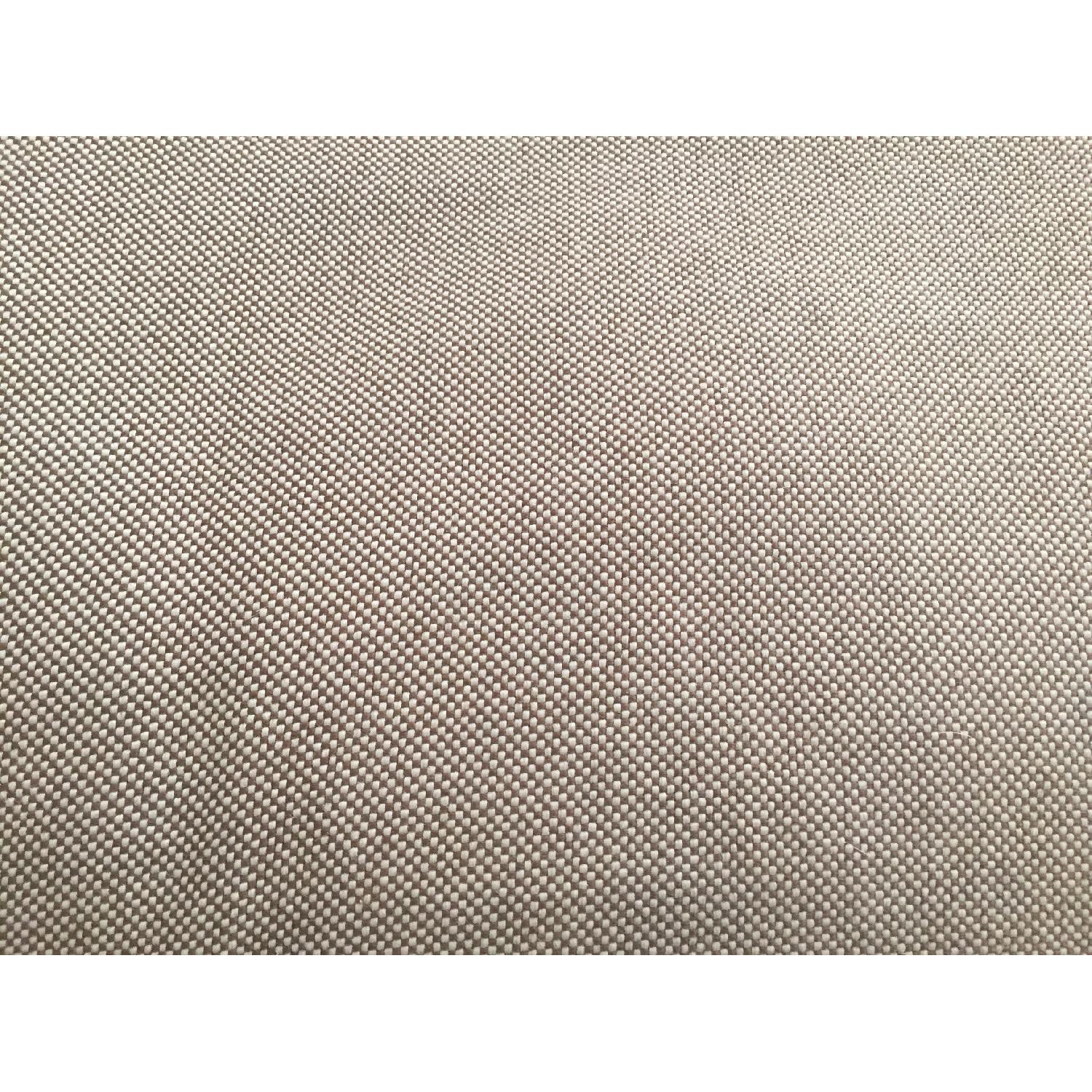 Muji High Back Reclining Sofa Chair & Ottoman in Beige - image-4