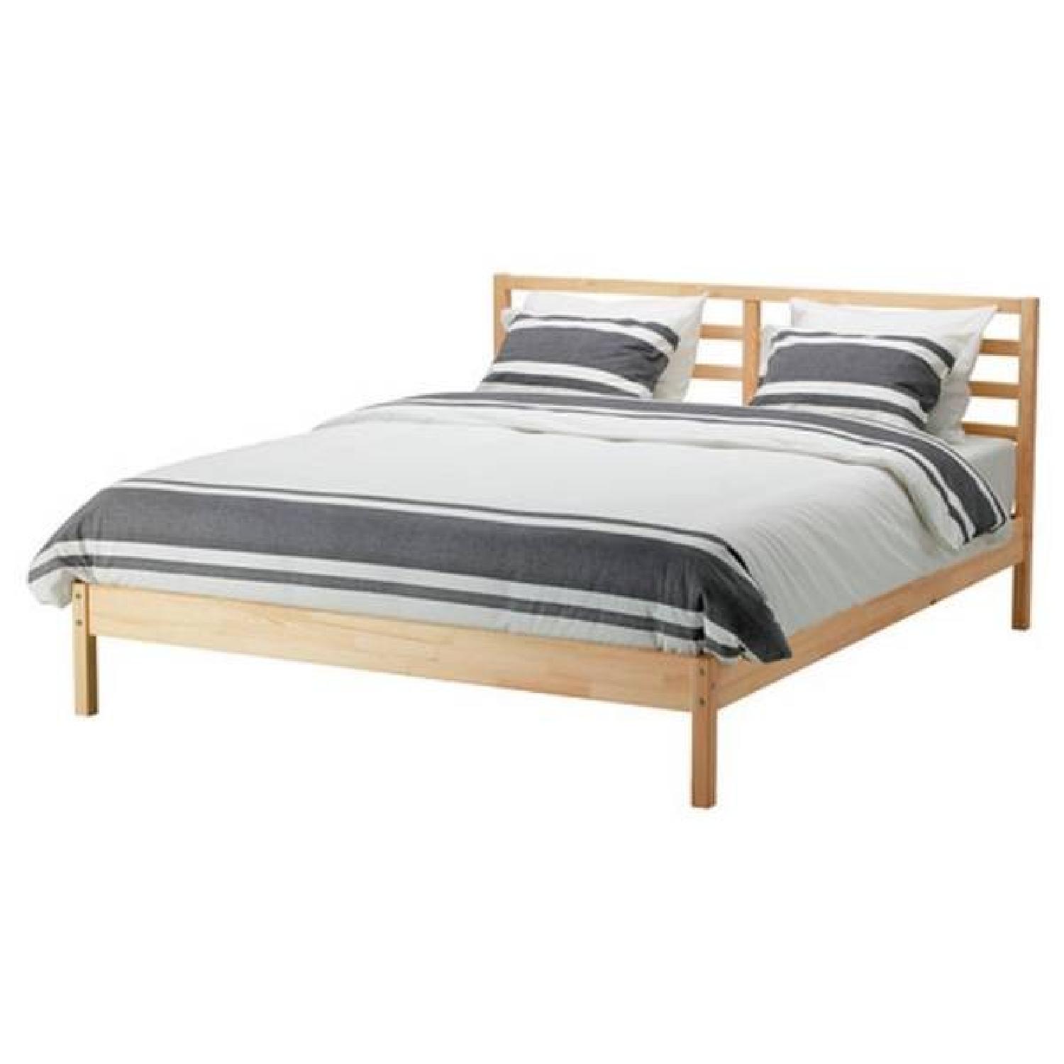 Ikea Tarva Full Size Bed Frame w/ Slats - image-5