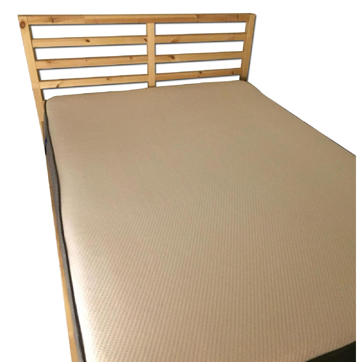 Ikea Tarva Full Size Bed Frame w/ Slats AptDeco