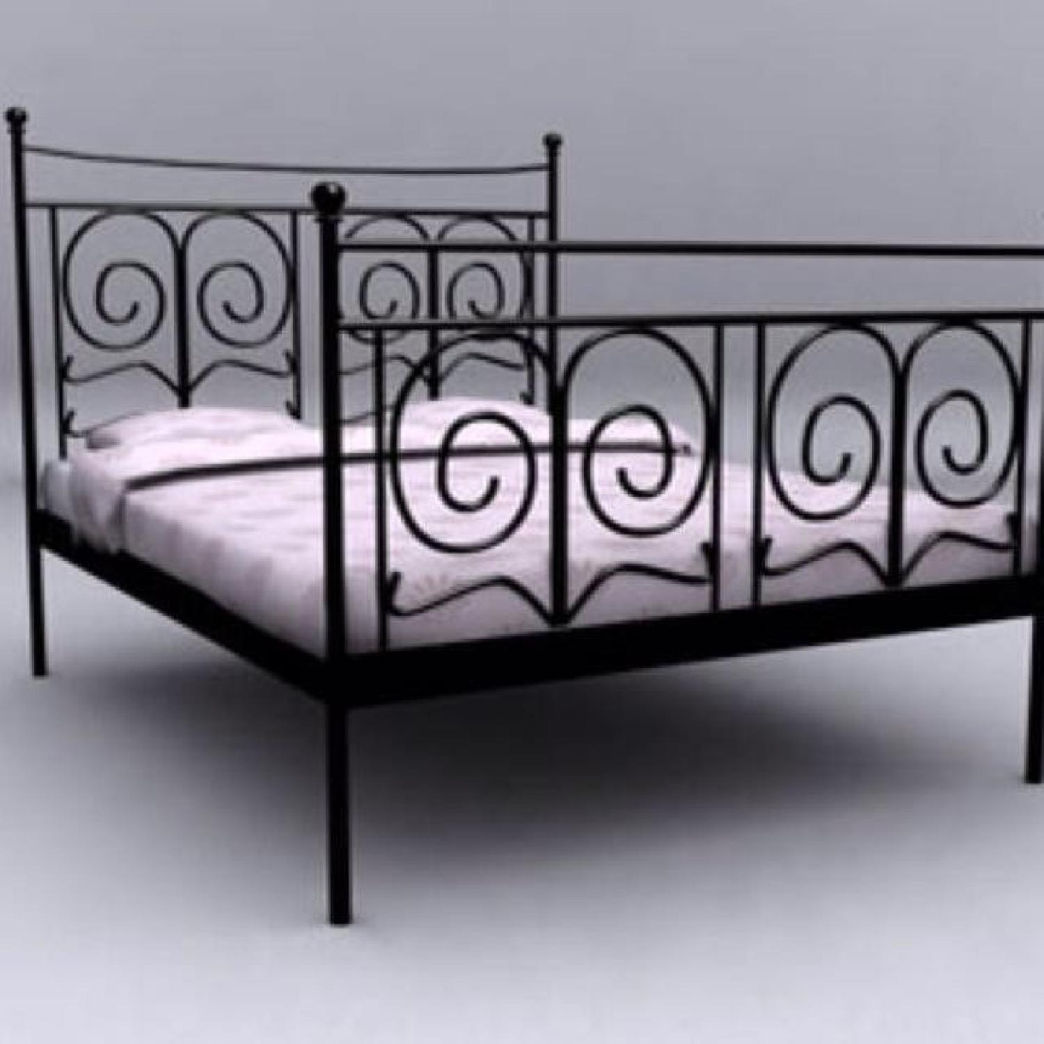 Ikea Noresund Queen Size Bed Frame AptDeco