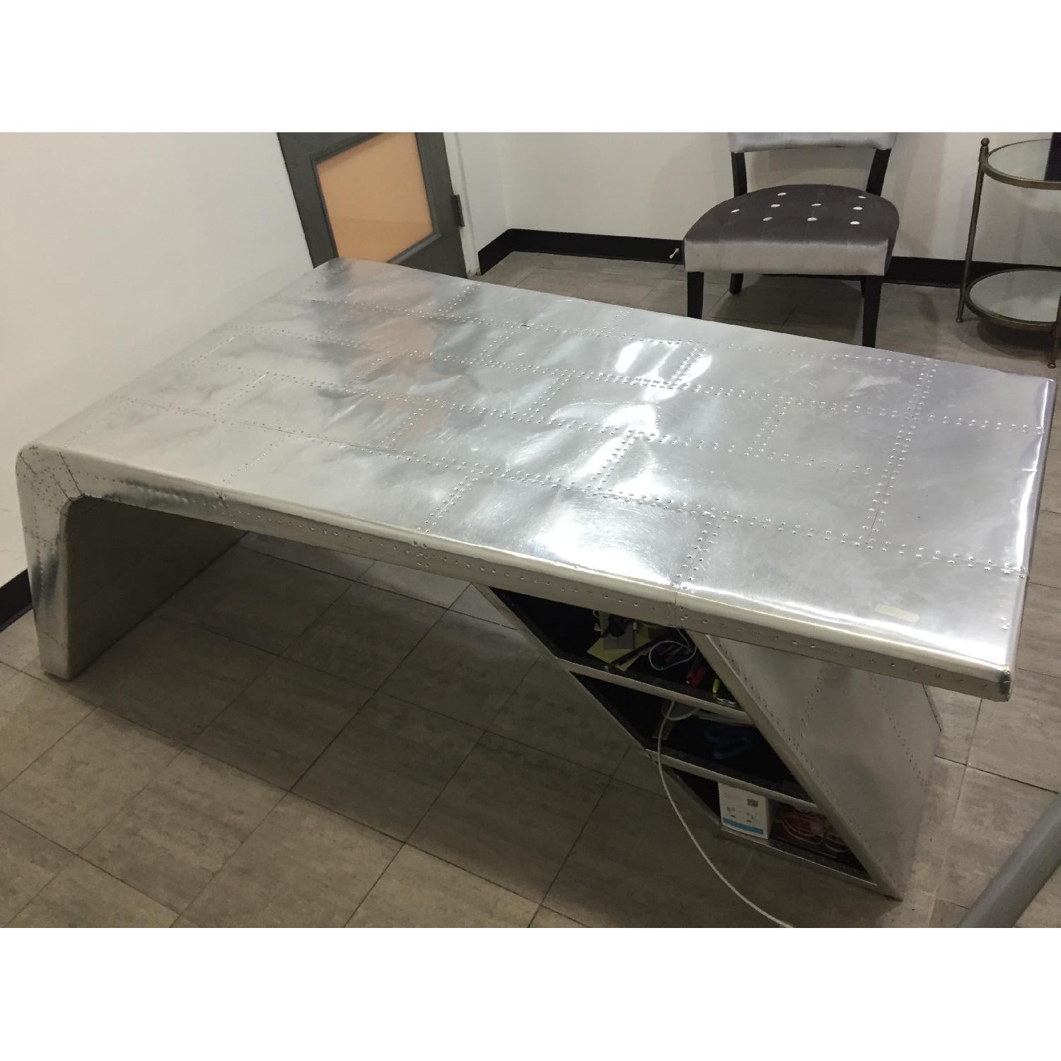 Restoration Hardware Timothy Oulton Aviator Valkyrie Desk AptDeco