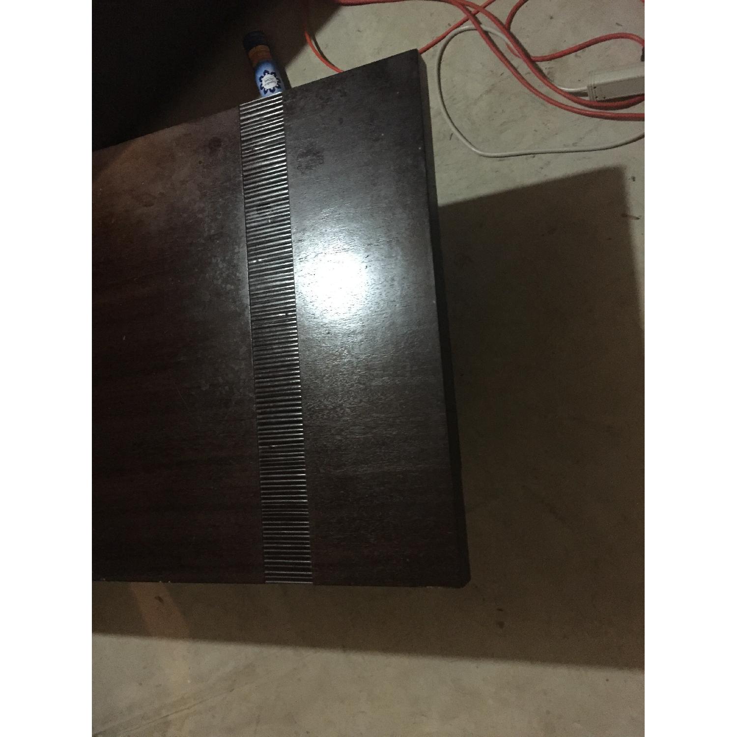 Black Wood Modern Coffee Table - image-3