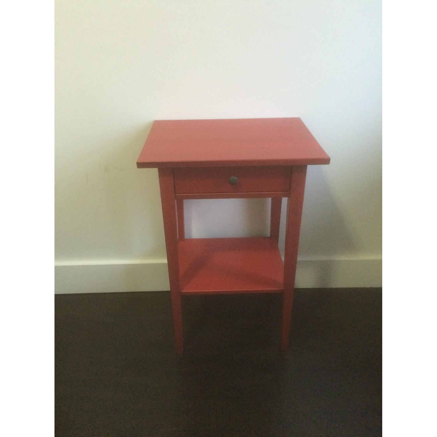 Ikea Hemnes Tall Nightstand in Red - image-3