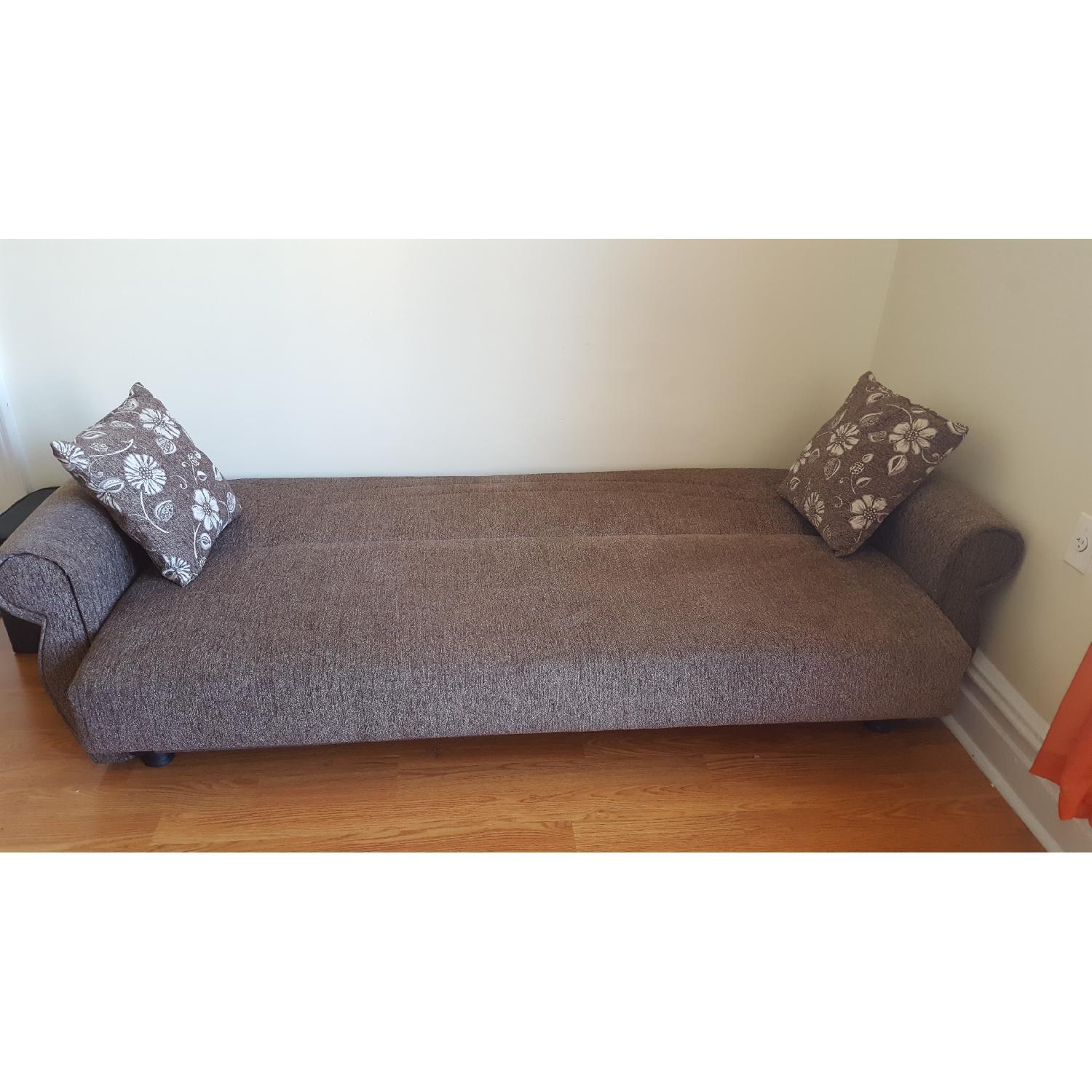 Microfiber Sofa Bed - image-3
