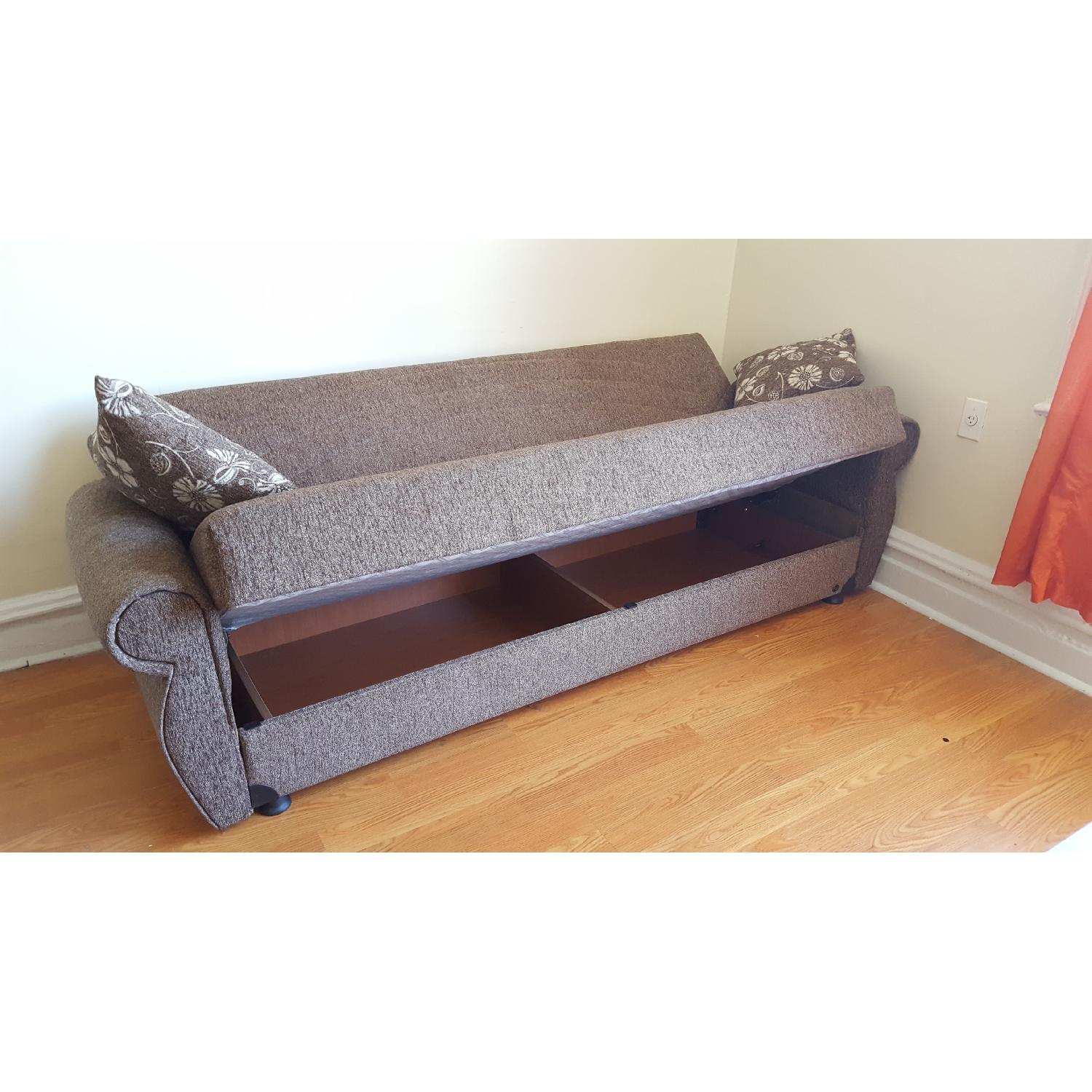 Microfiber Sofa Bed - image-4