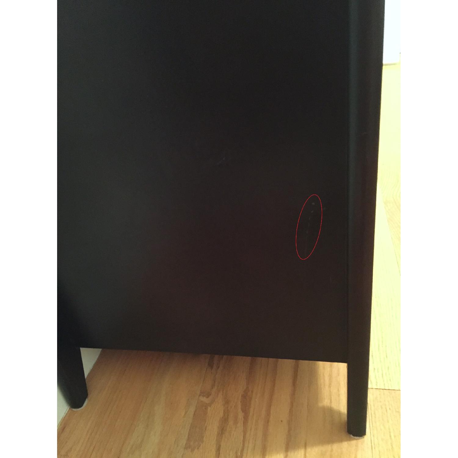 Wayfair Dark Brown/Black 5 Drawer Solid Wood Dresser - image-5