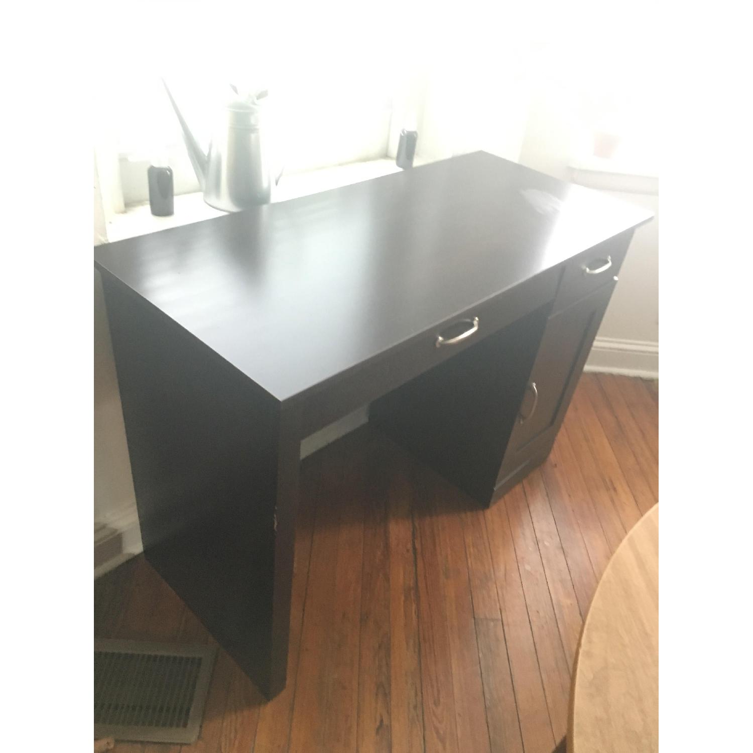 Dark Wood Desk - image-1