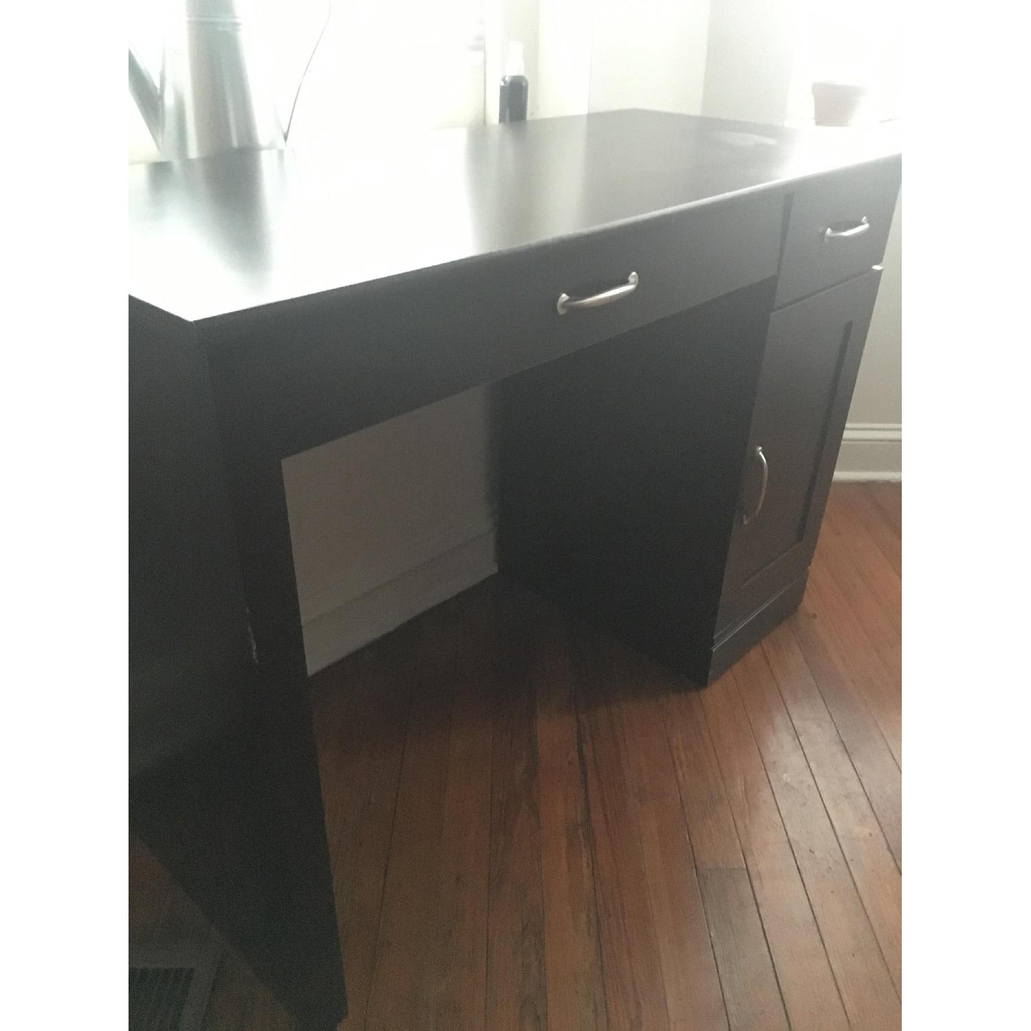 Dark Wood Desk - image-3