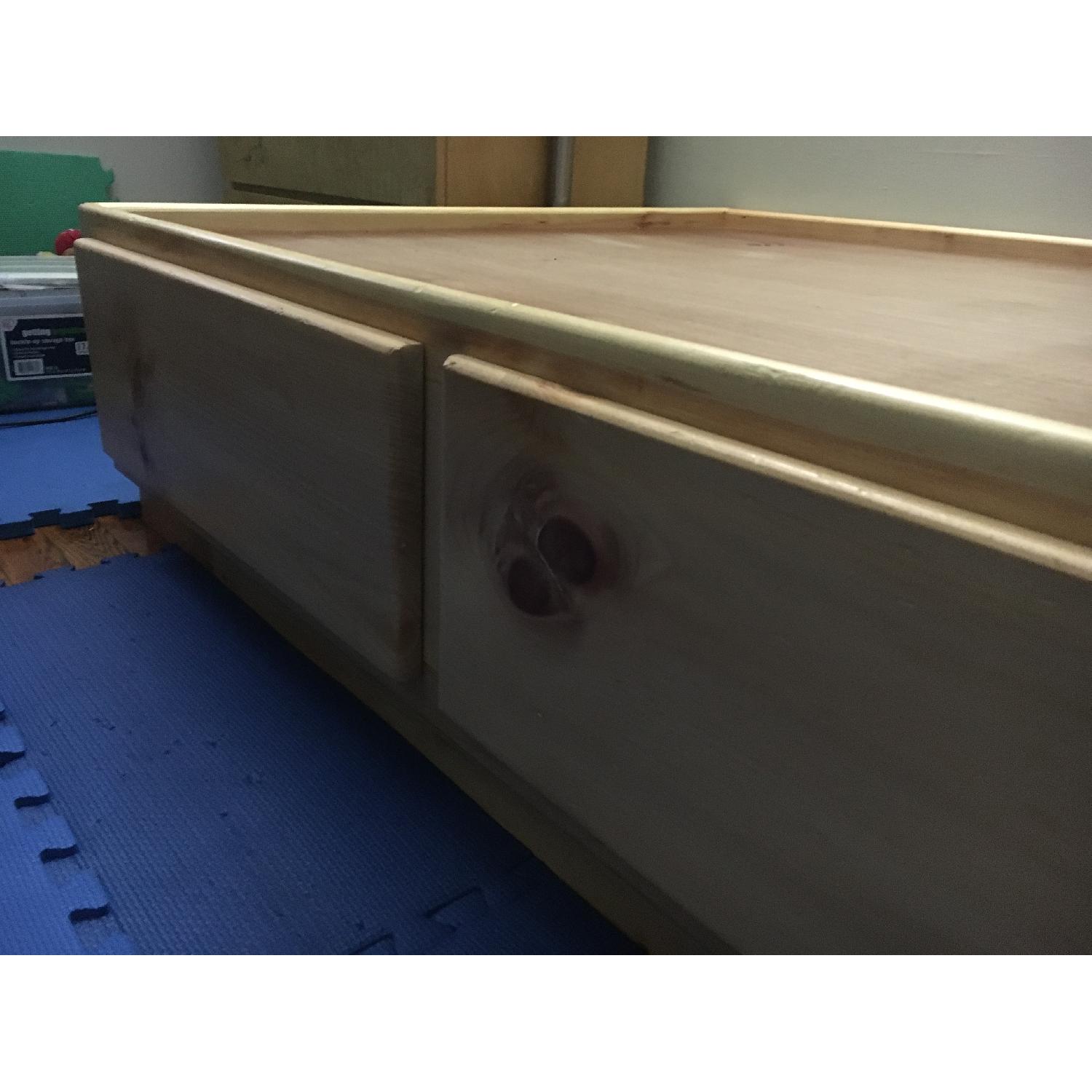 Gothic Cabinet Craft Twin Captain Bed Frame w/ 3 Drawers - image-5