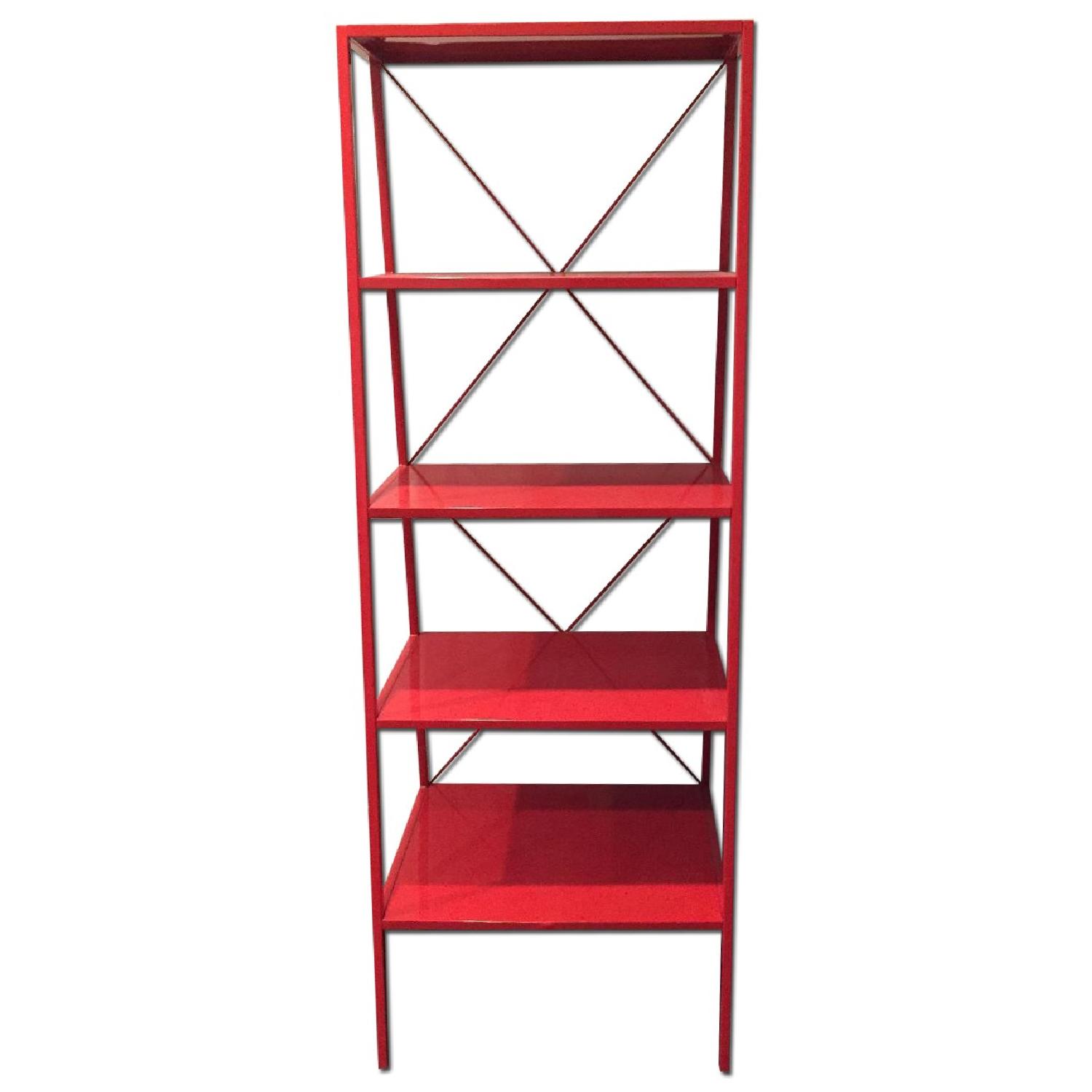 CB2 Hancock Bookcase/Shelves in Red - image-0
