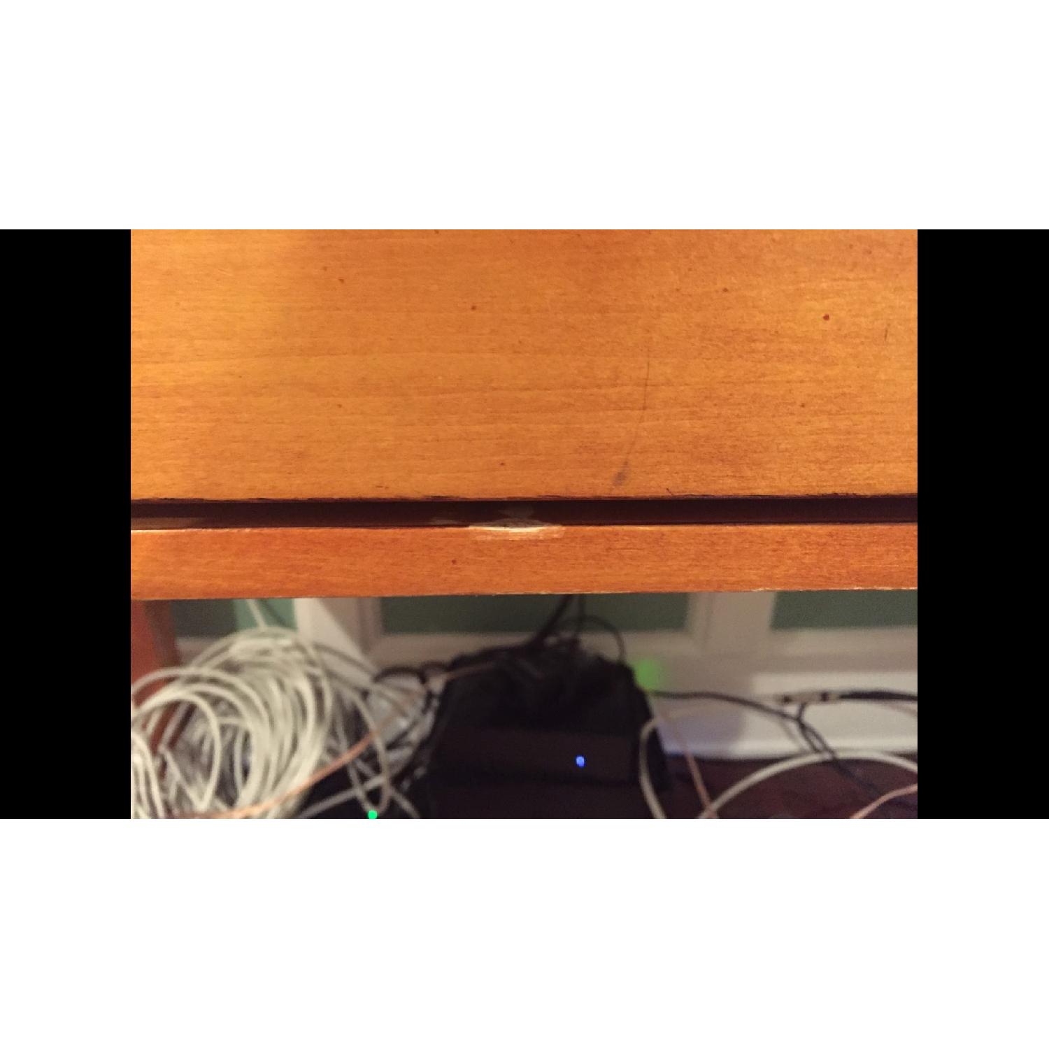 Lexington RTA Mixed Media 3 Drawer Desk w/ Drop Front - image-1